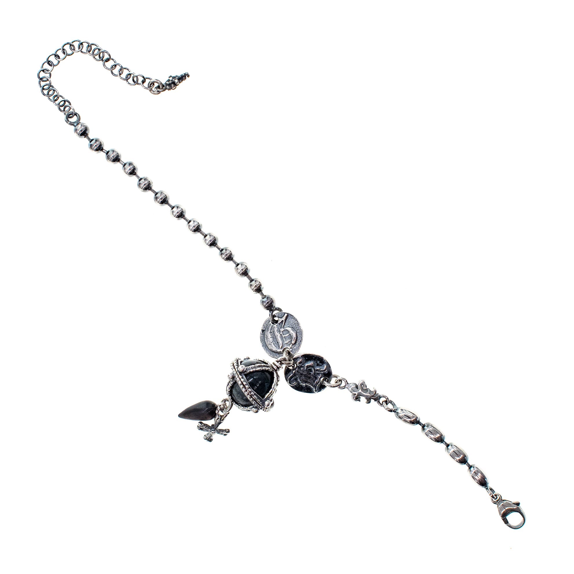 Hawkeye Charm Bracelet – Sterling Silver – Gem Kingdom