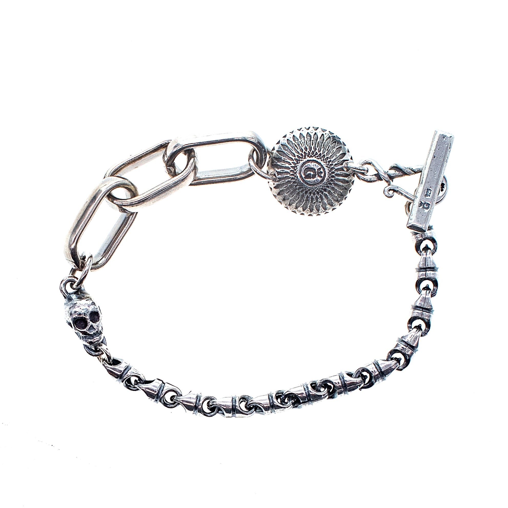 Rebel Rebel Silver Bracelet – Sterling Silver – Gem Kingdom