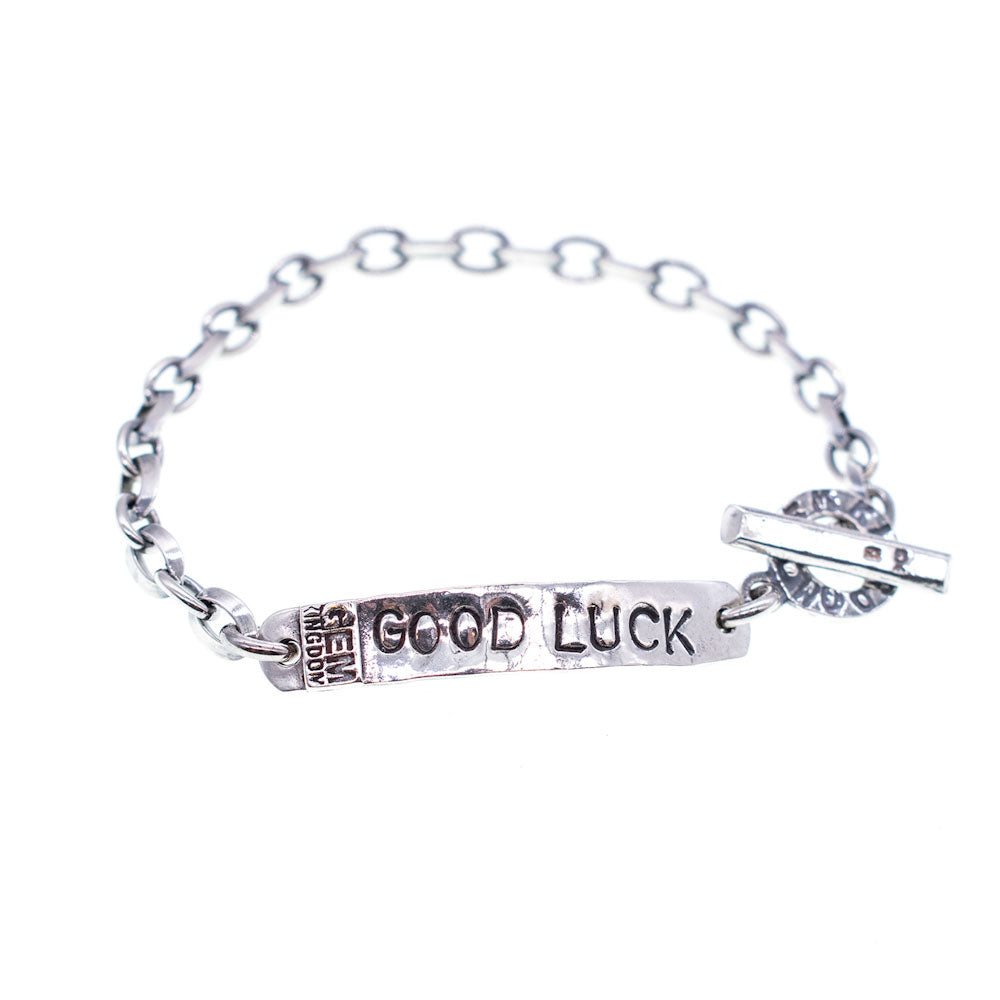 Fine Sterling Silver Name Bracelet – Sterling Silver – Gem Kingdom