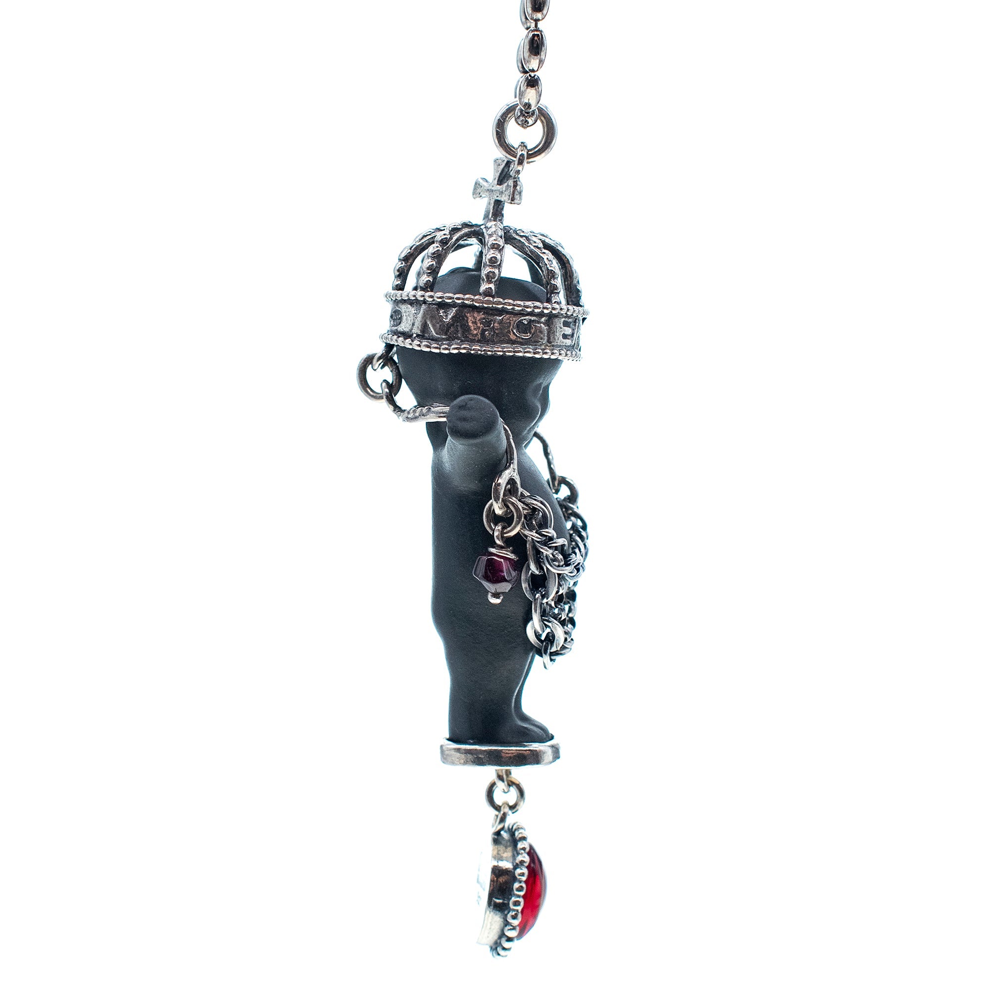 Gem Baby Black And Silver Necklace – Sterling Silver – Gem Kingdom
