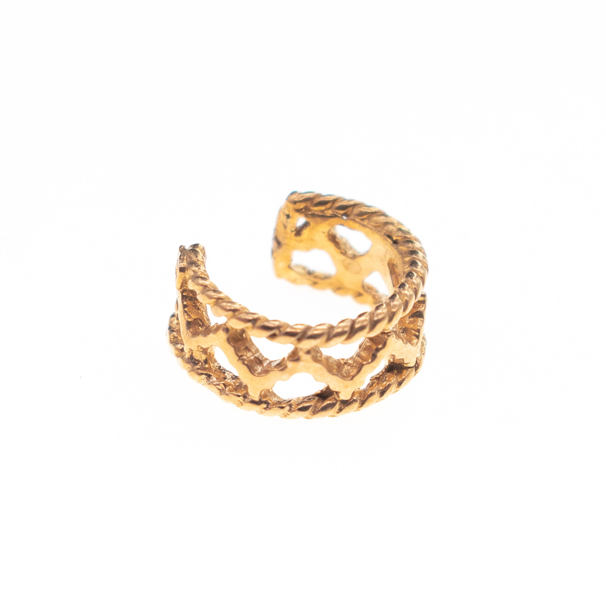 Verguld Oormanchet Chevron