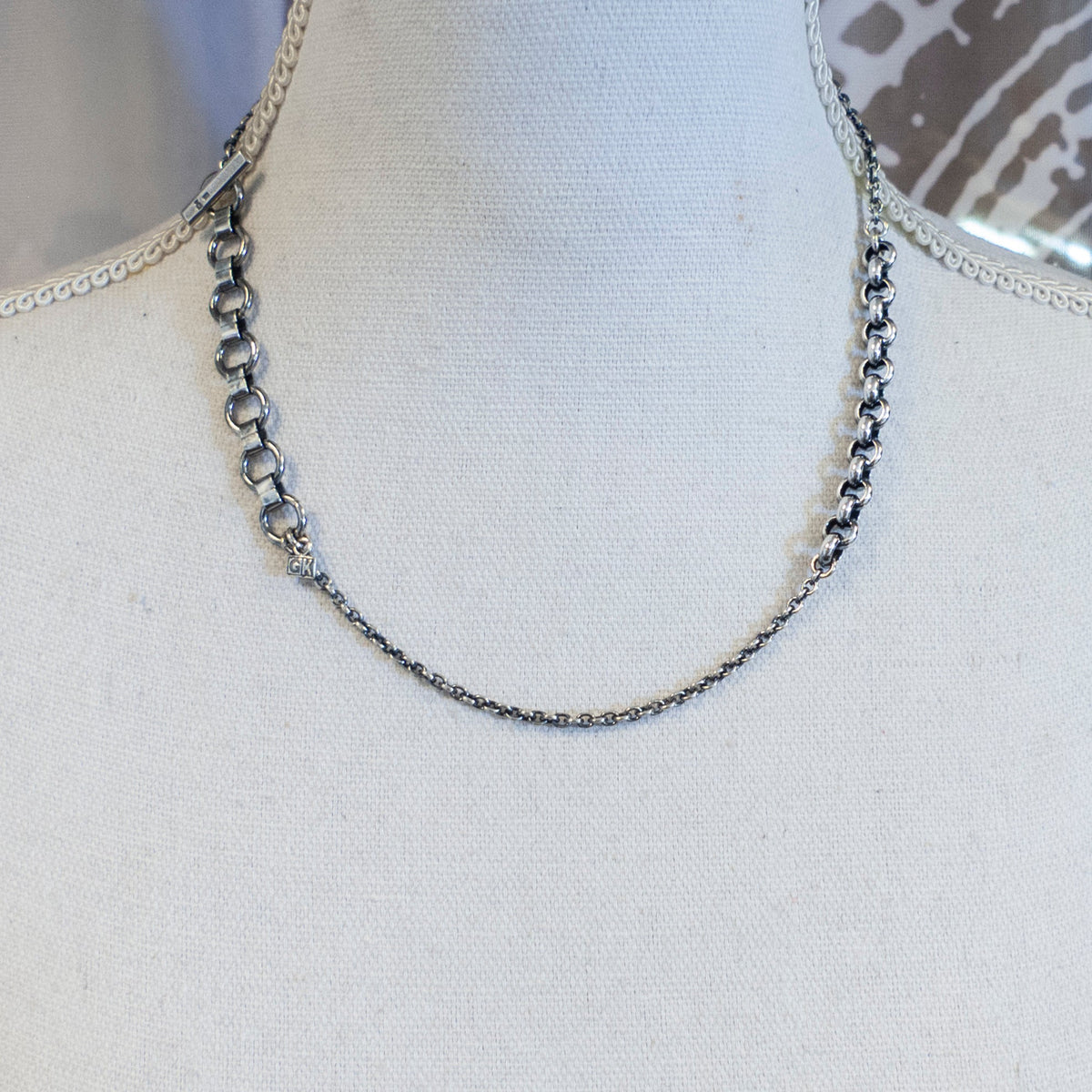 Silver Chain Necklace – Sterling Silver – Gem Kingdom