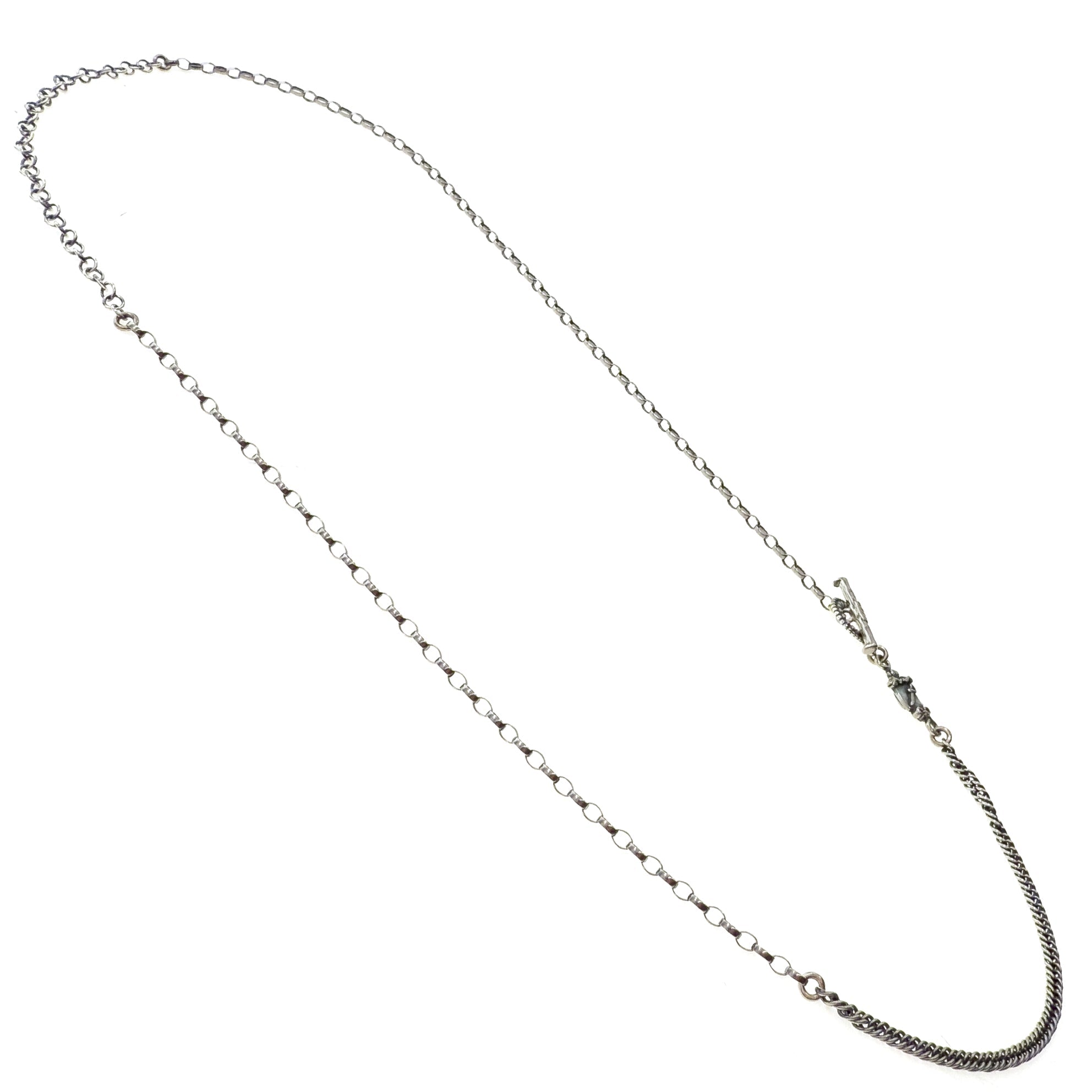 Crest Sterling Silver Chain Necklace – Sterling Silver – Gem Kingdom