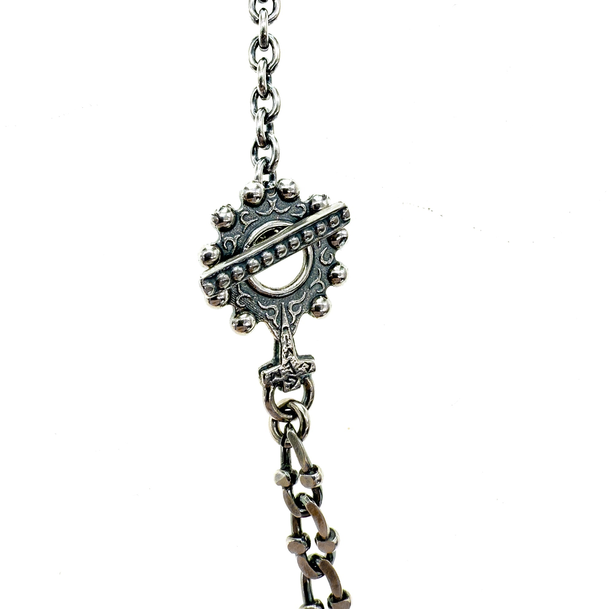 Rosary Sterling Silver Necklace – Sterling Silver – Gem Kingdom