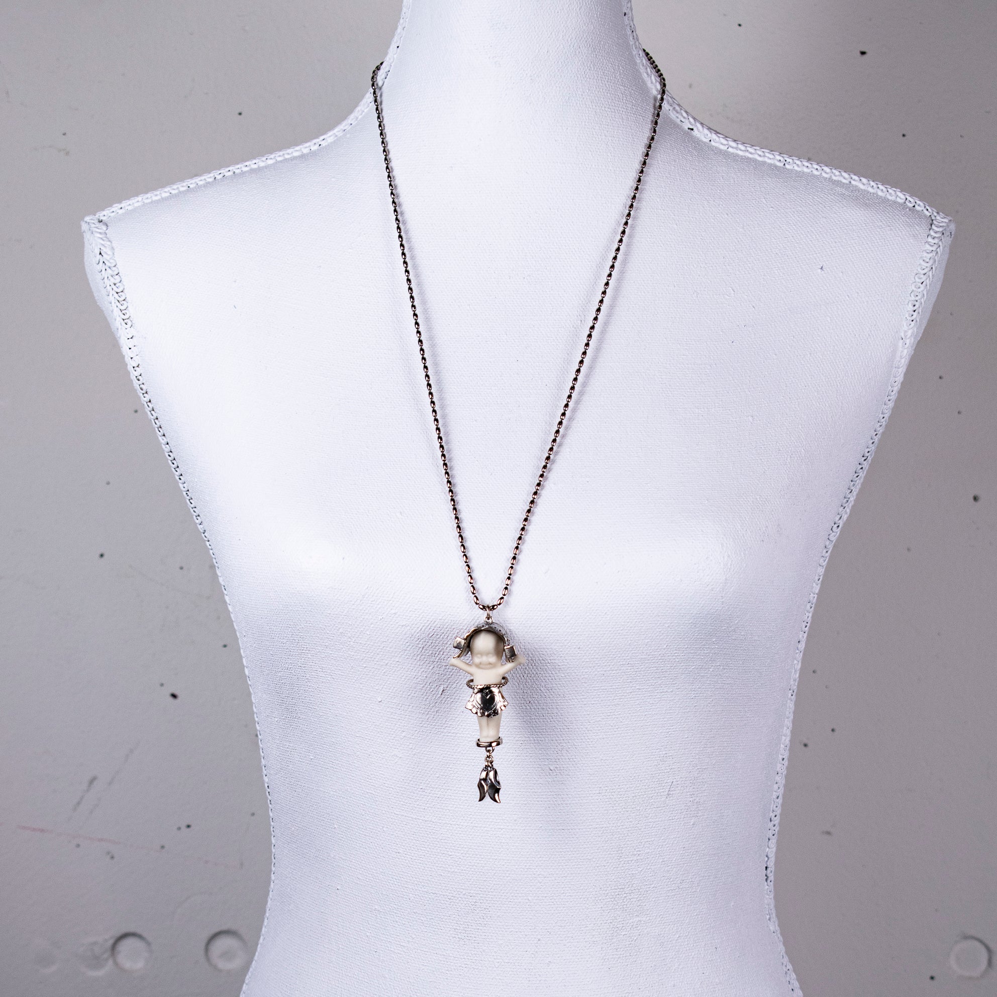 "Little Dutch Girl" Ketting Wit En Zilver