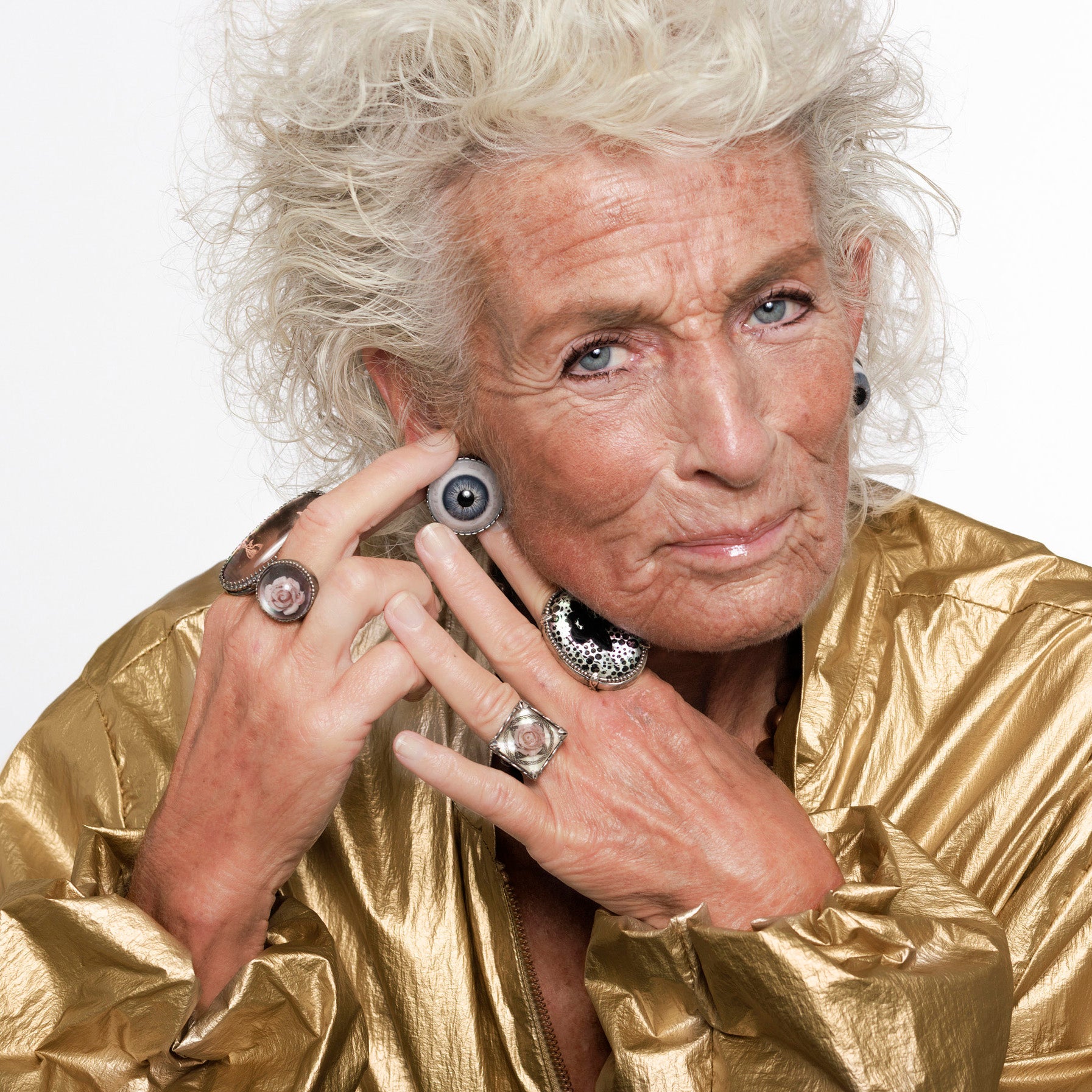 Vierkante Roos Ring