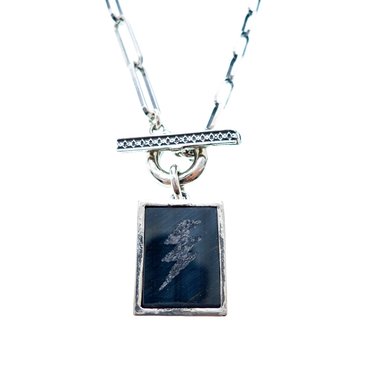 Rebel Rebel Lightning Bolt Necklace