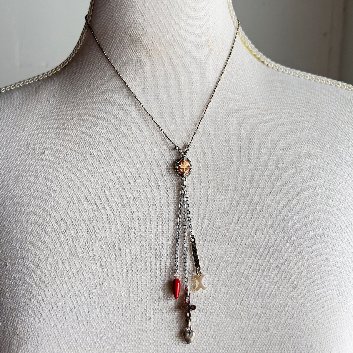Camee Bedelketting – Sterling Zilver – Gem Kingdom