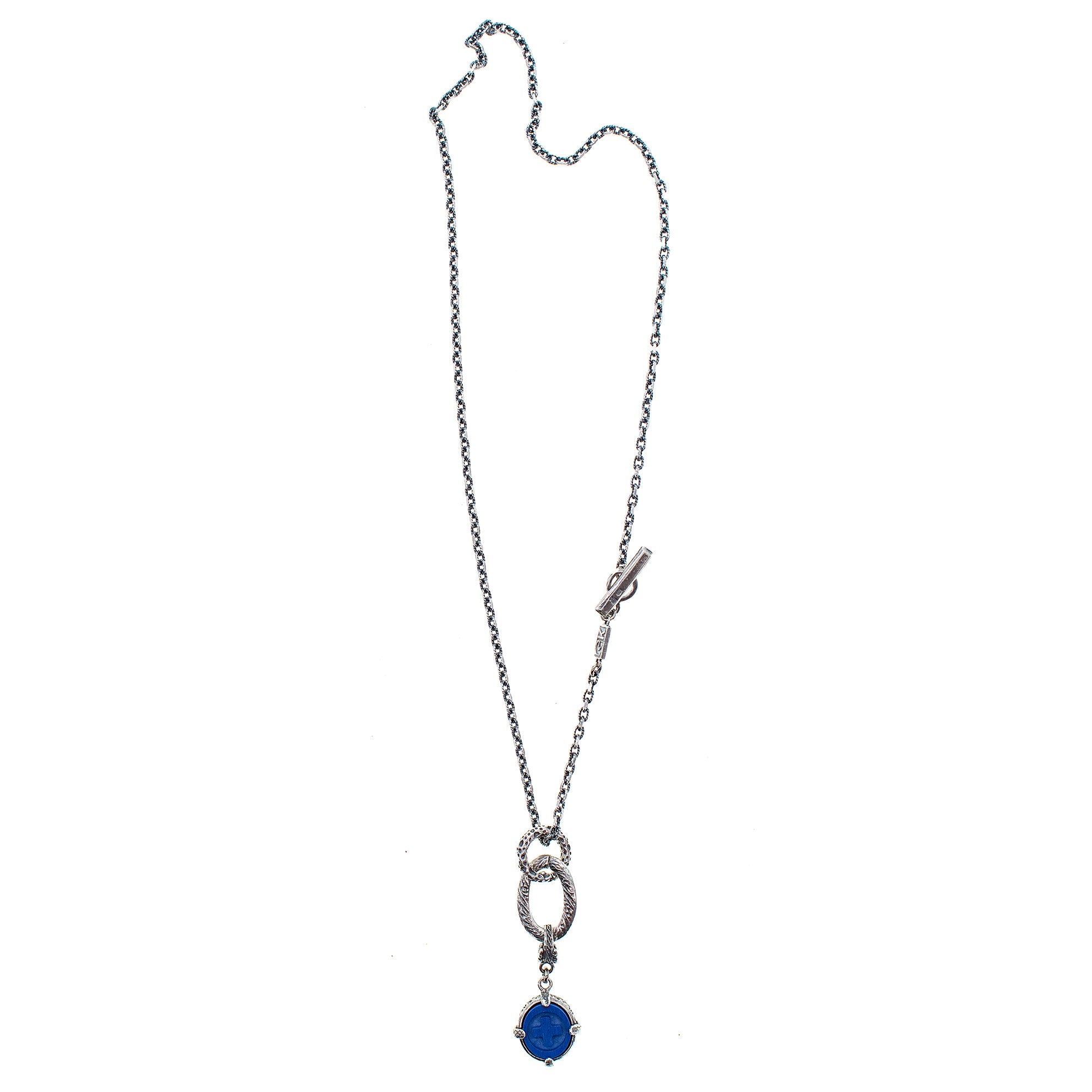 Rebel Rebel Blue Lapis Necklace – Sterling Silver – Gem Kingdom