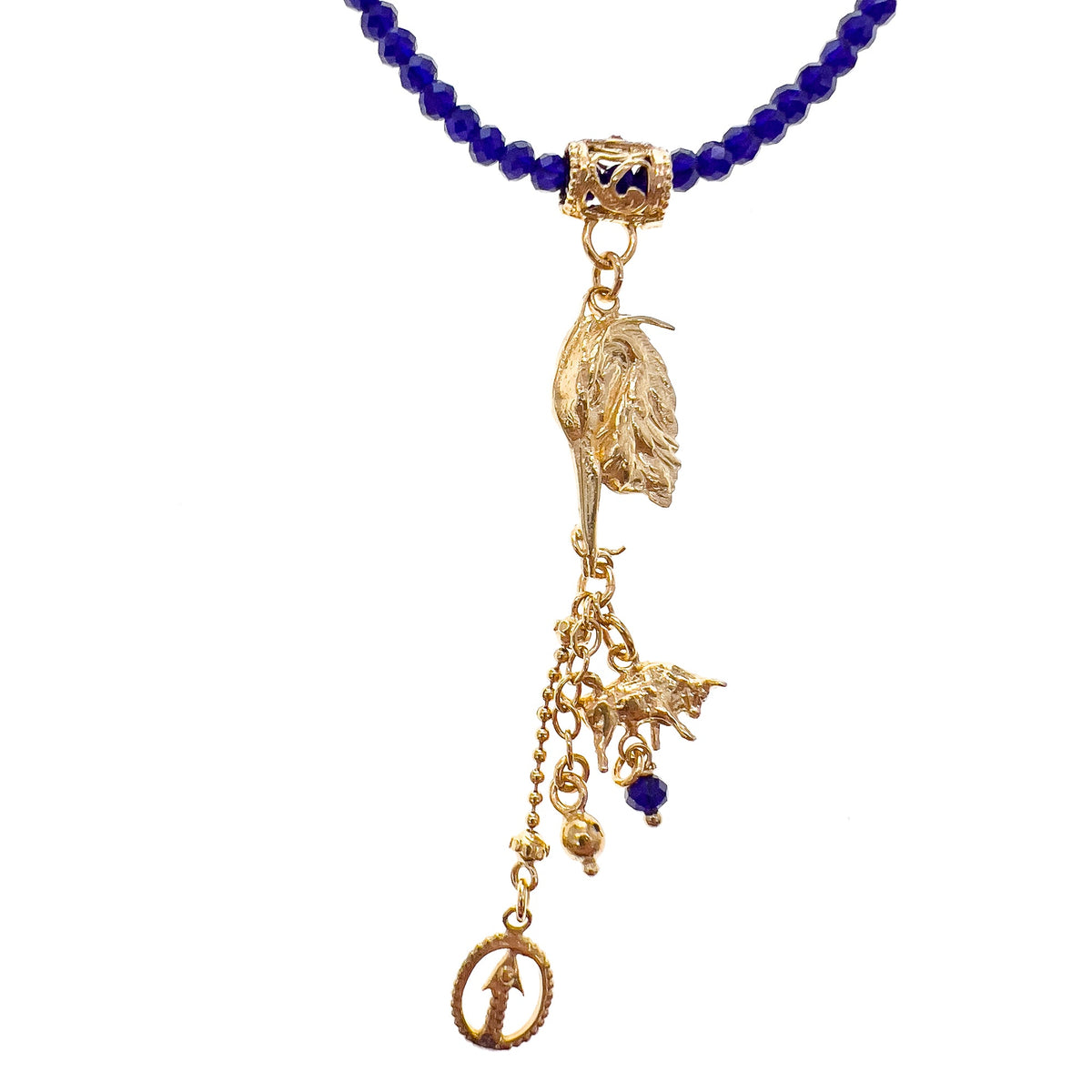 Reiger Bedel Kralenketting – 18K Verguld – Gem Kingdom