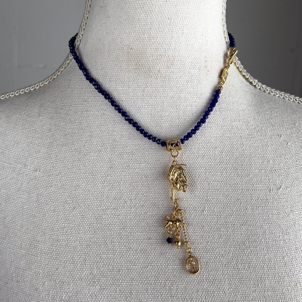 Reiger Bedel Kralenketting – 18K Verguld – Gem Kingdom