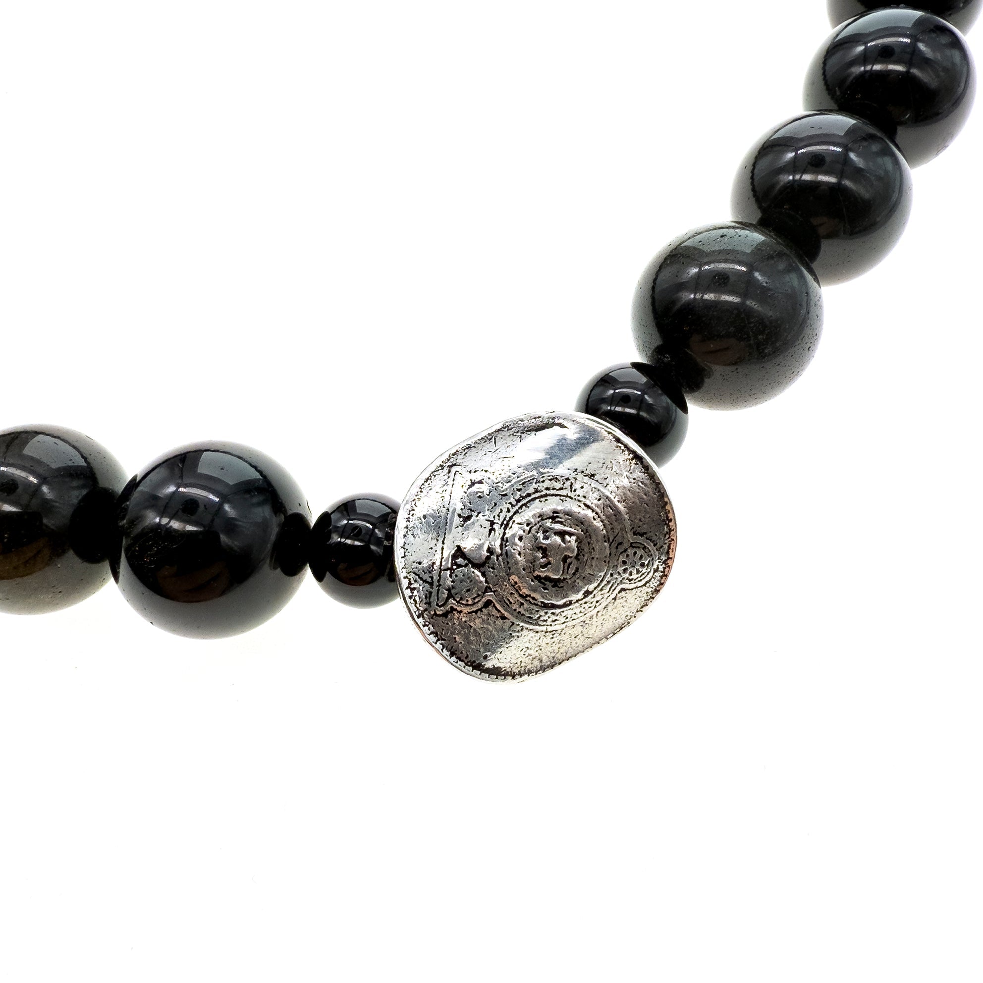 Rebel Rebel Golden Obsidiaan kralenKetting