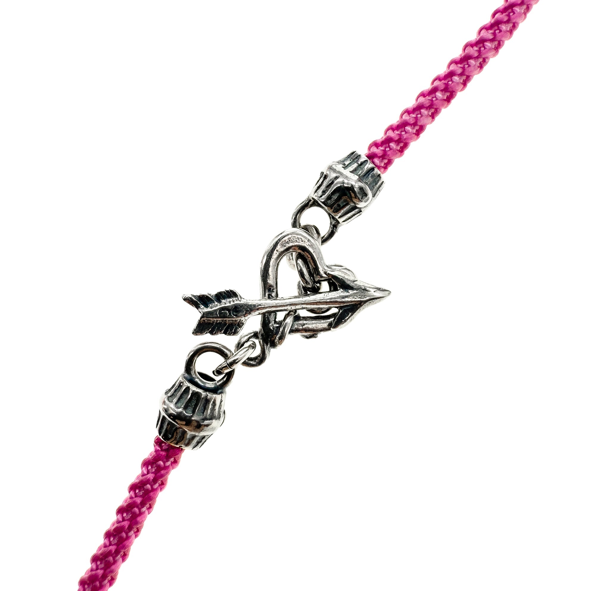 Pink Mirrored Pendant Necklace – Sterling Silver – Gem Kingdom