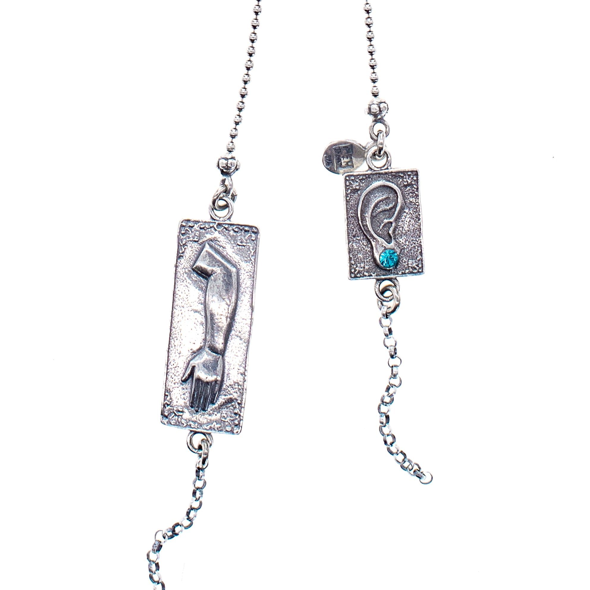 Ex Voto Lariat Necklace – Sterling Silver – Gem Kingdom