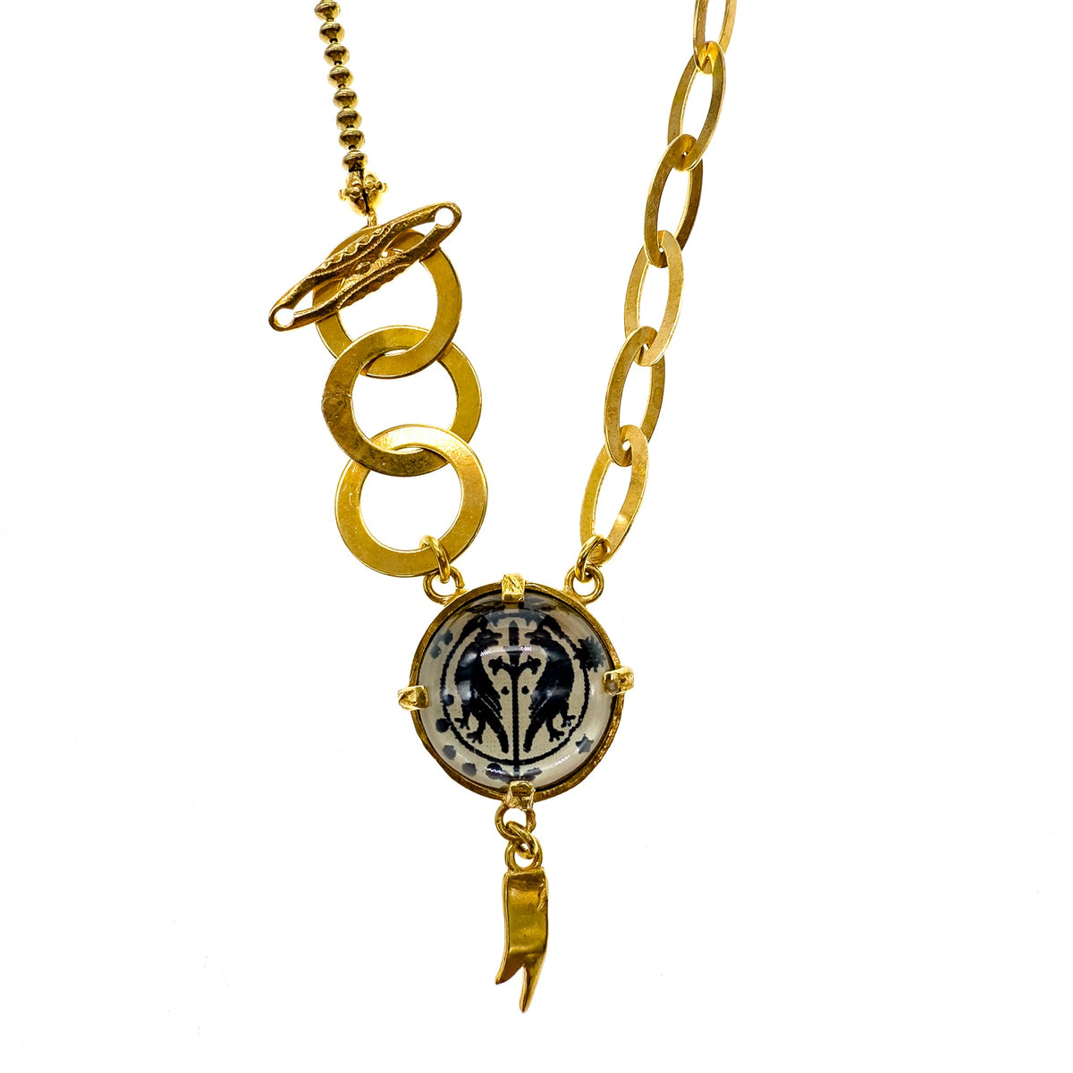 Love Birds Necklace – Gold Plated – Gem Kingdom