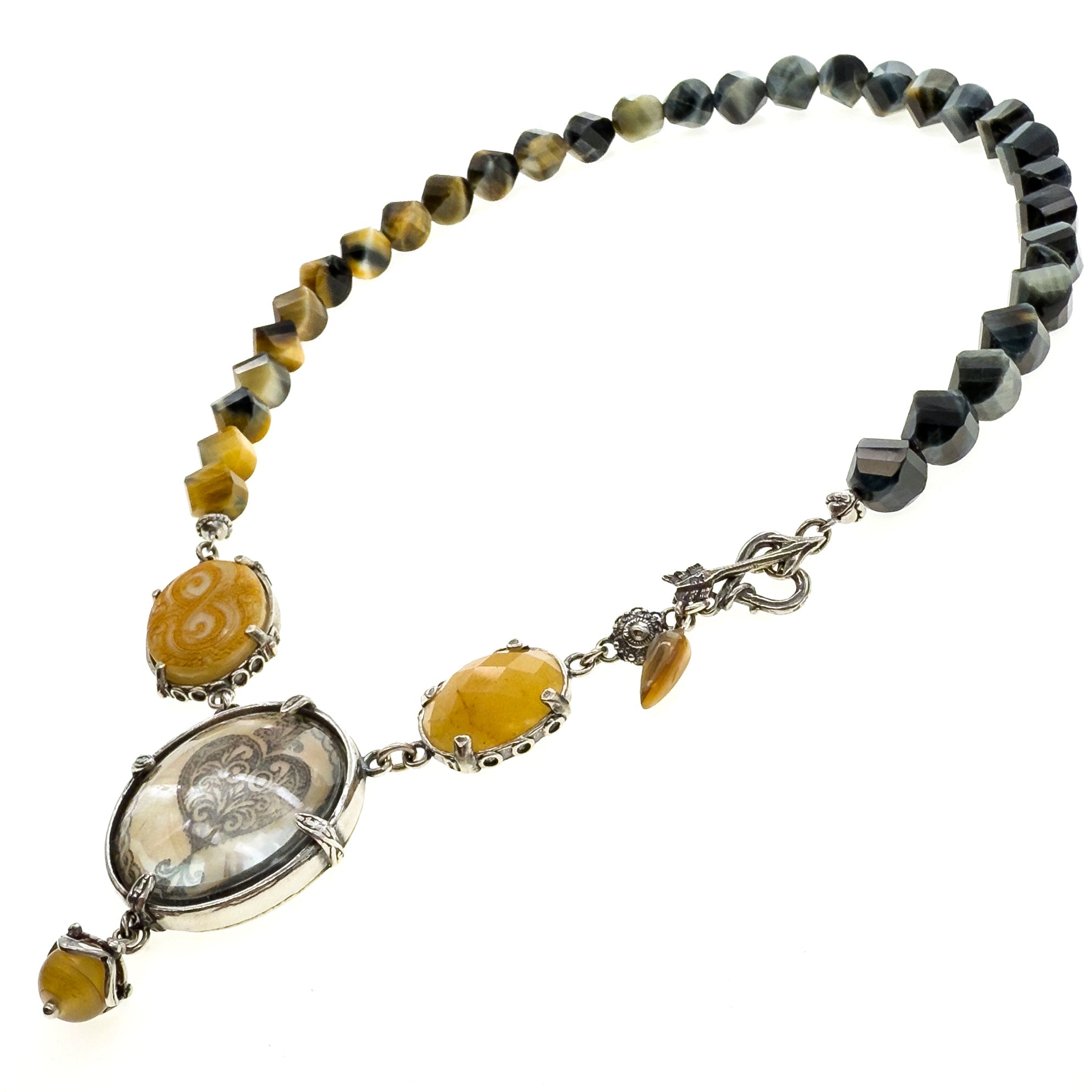 Heart Of Gold Necklace – Sterling Silver – Gem Kingdom