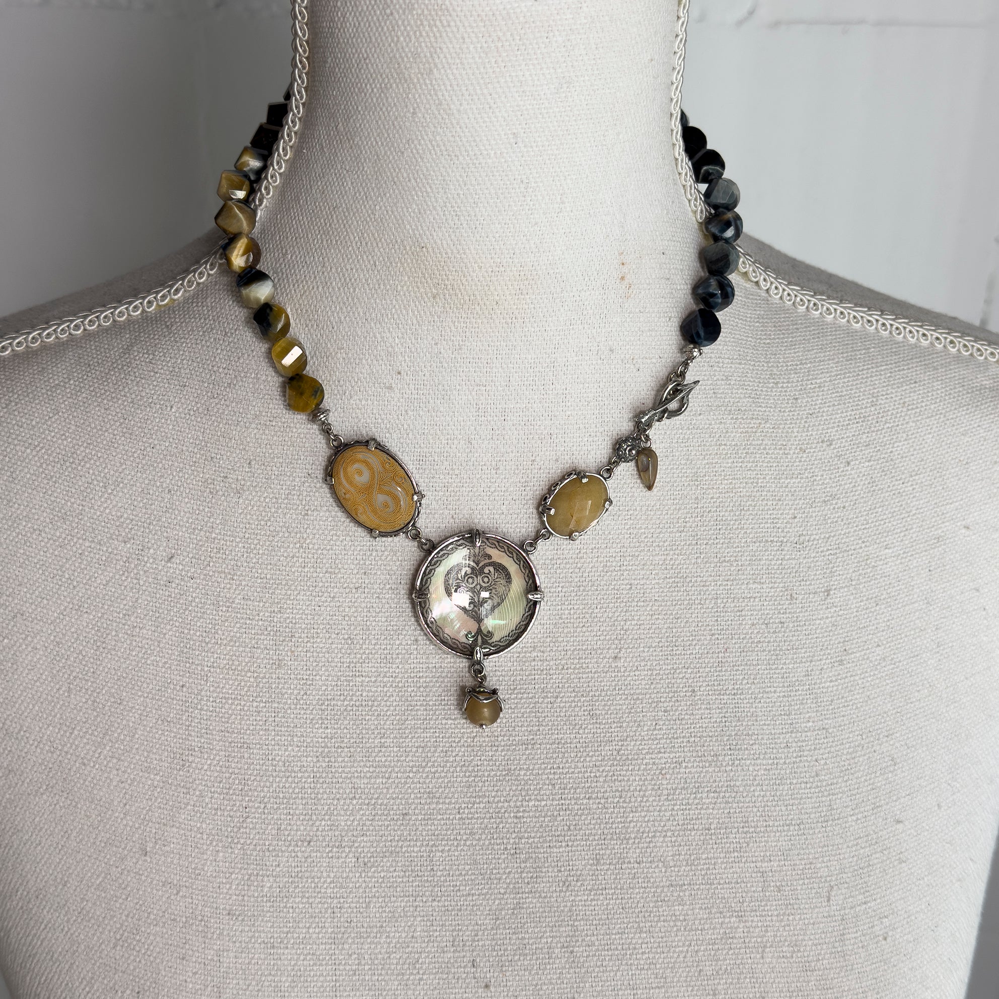 Heart Of Gold Necklace – Sterling Silver – Gem Kingdom