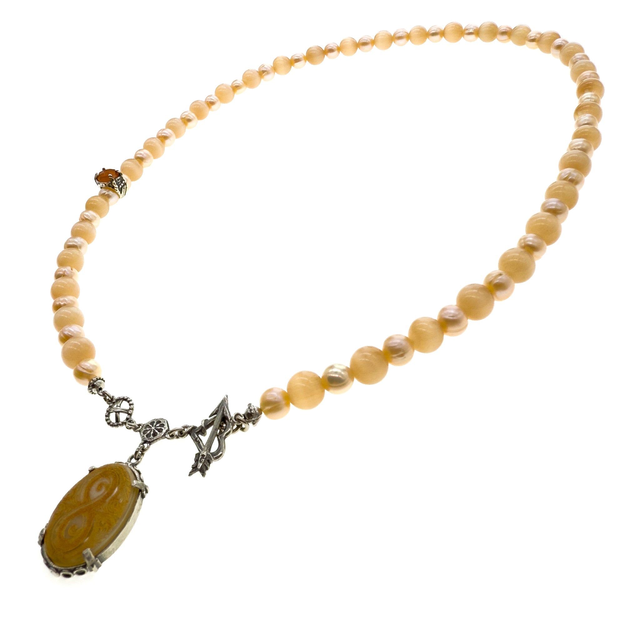 Golden Hour Necklace – Sterling Silver – Gem Kingdom
