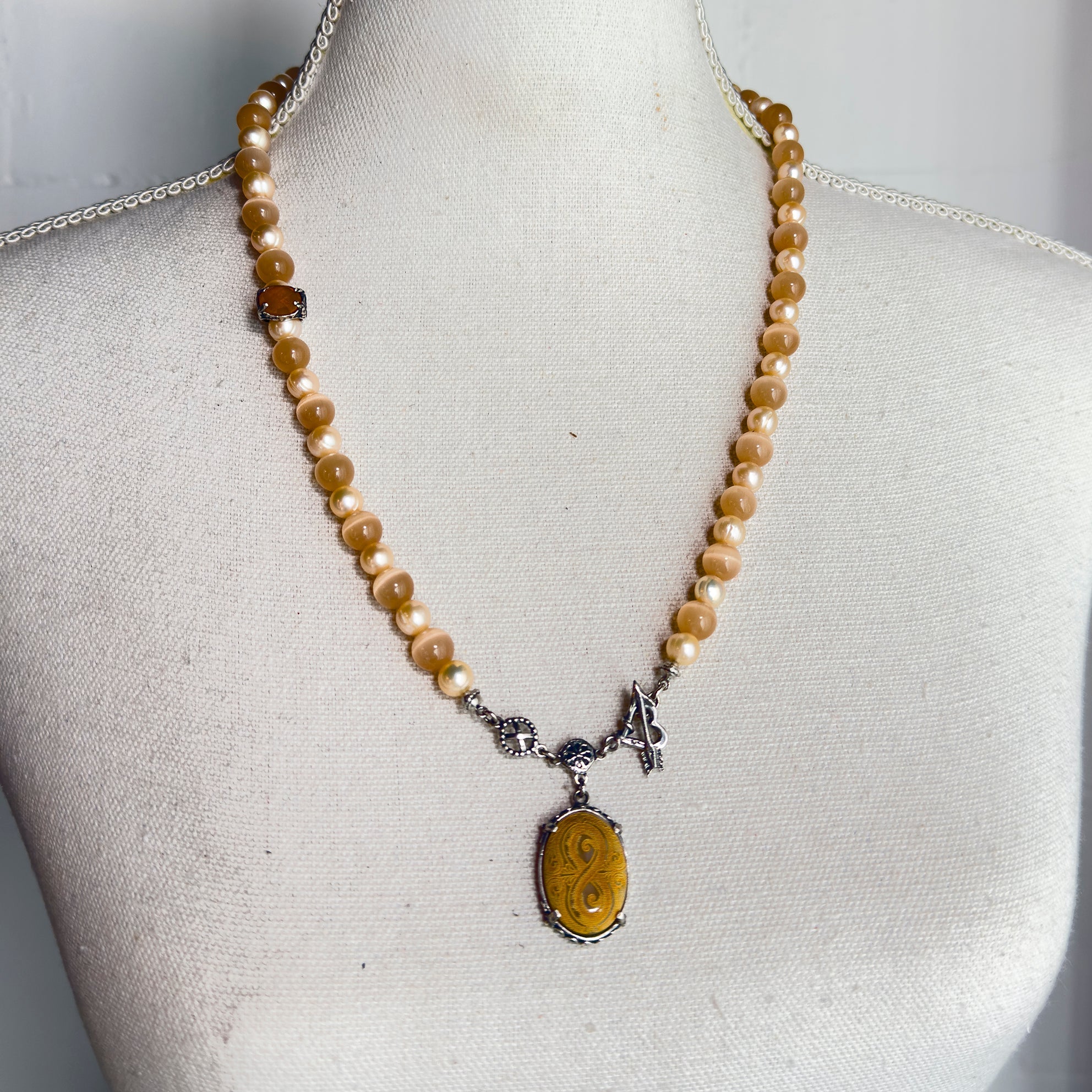Golden Hour Necklace – Sterling Silver – Gem Kingdom