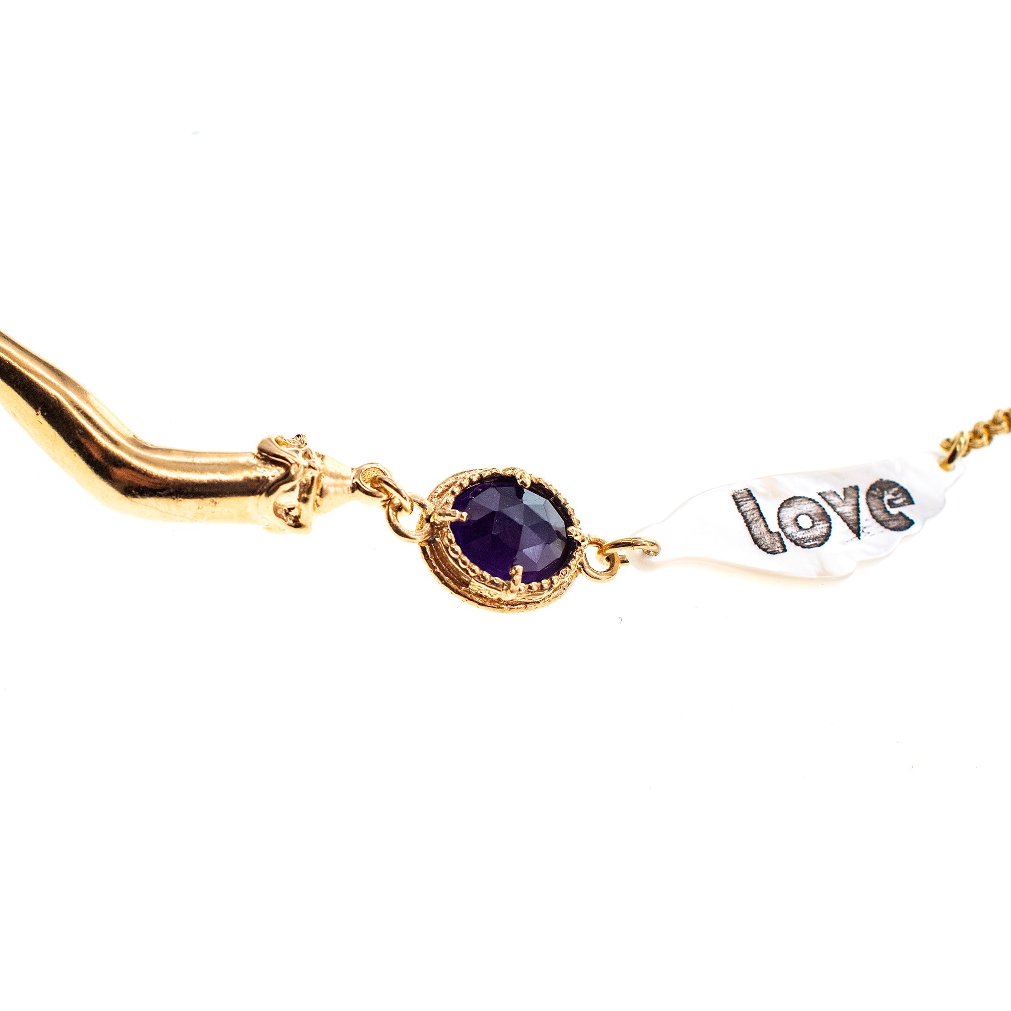 Portrait Of Love Necklace – Gold Plated – Gem Kingdom