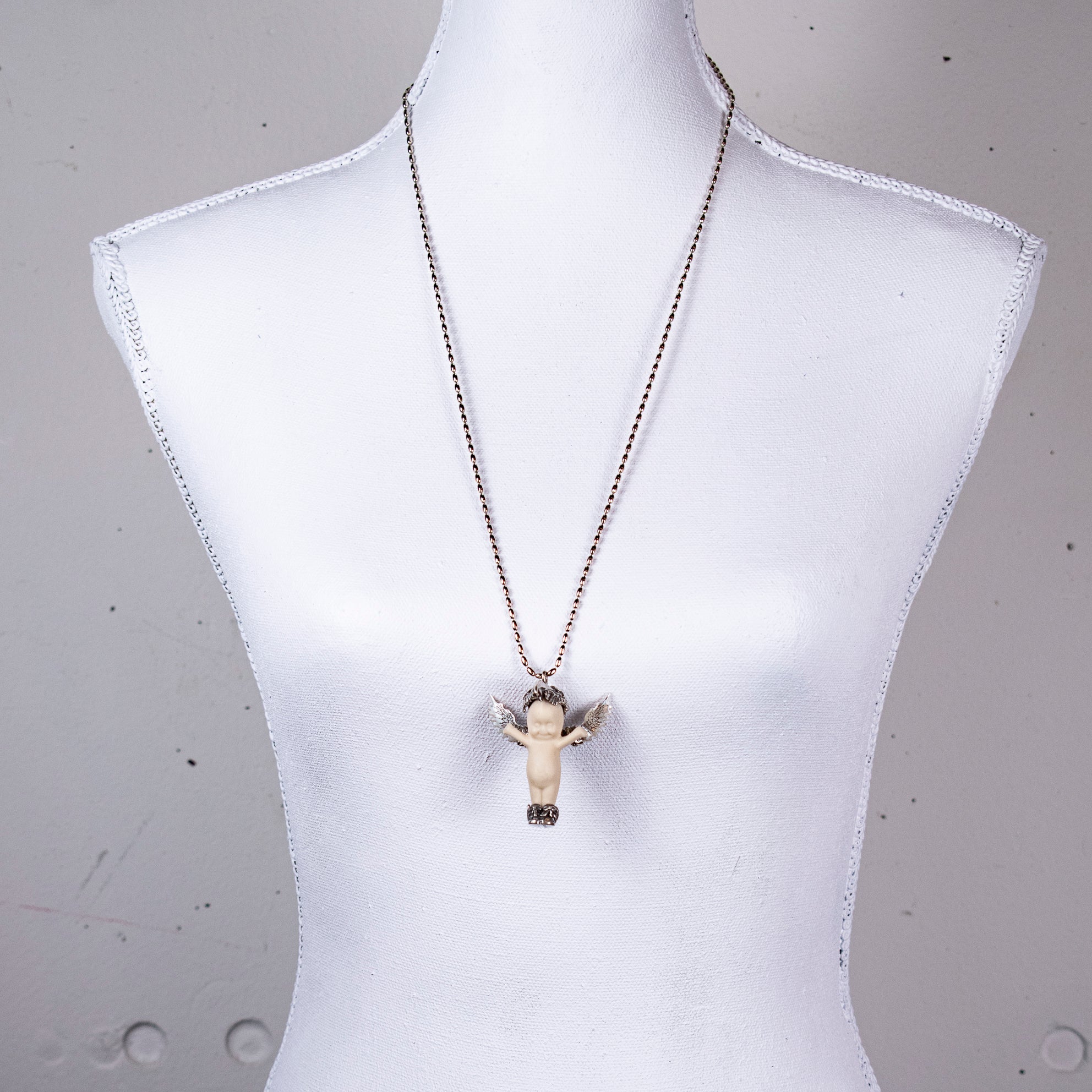 "Phoenix" Ketting Wit En Zilver