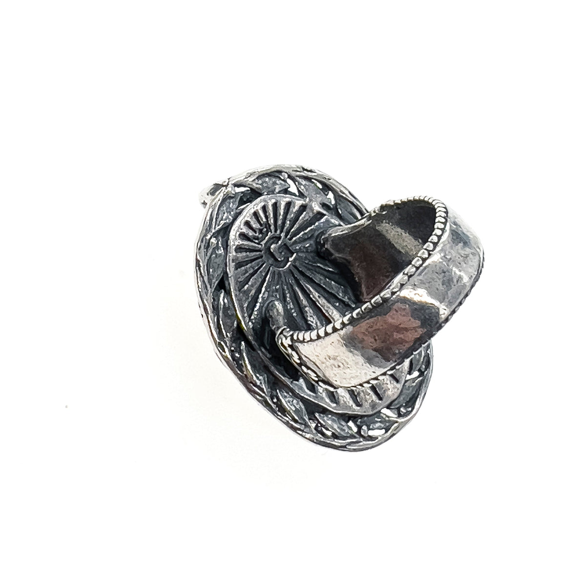 Rode Fleur-De-Lis Ring – Sterling Zilver – Gem Kingdom