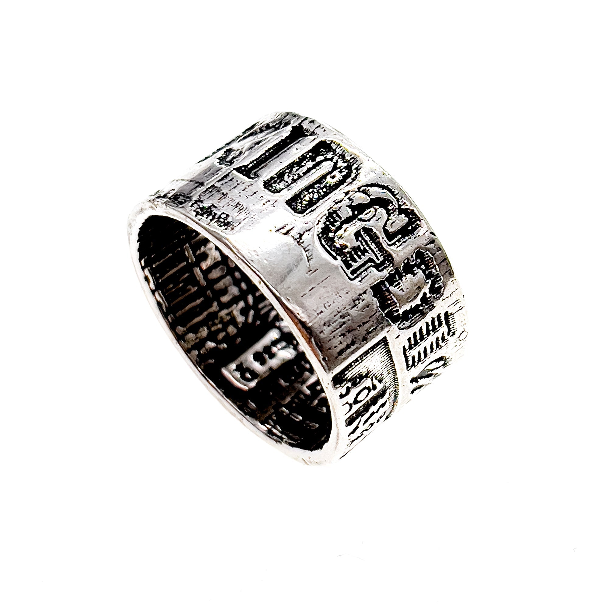 Gem Kingdom Band Ring – Sterling Silver – Gem Kingdom