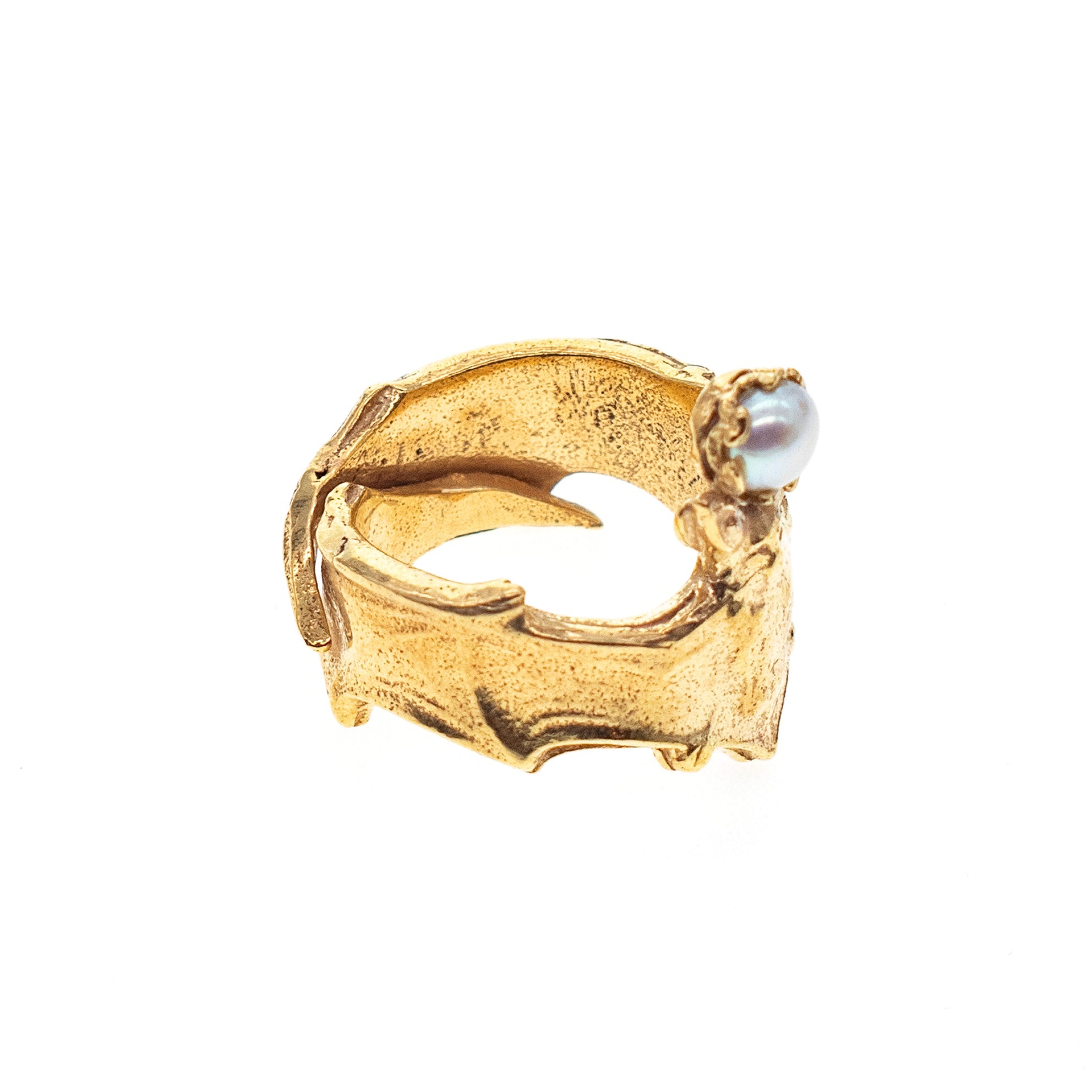 Vleermuis Ring Verguld