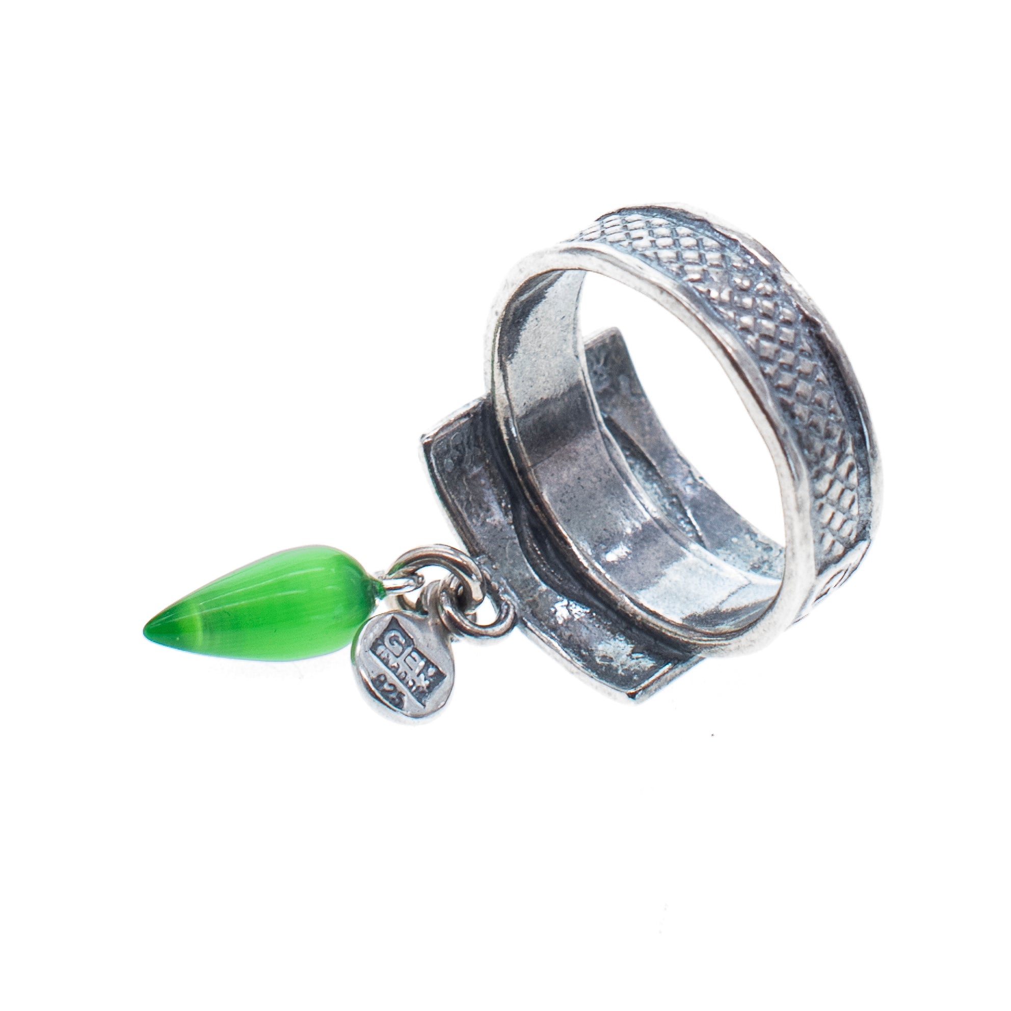 Ex Voto Eye Ring – Sterling Silver – Gem Kingdom