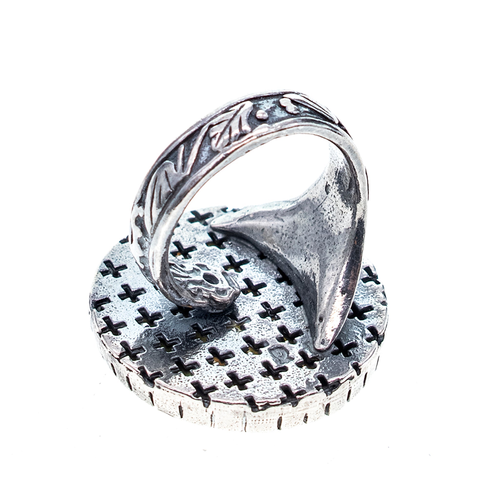 Purple Crystal Ring – Sterling Silver – Gem Kingdom
