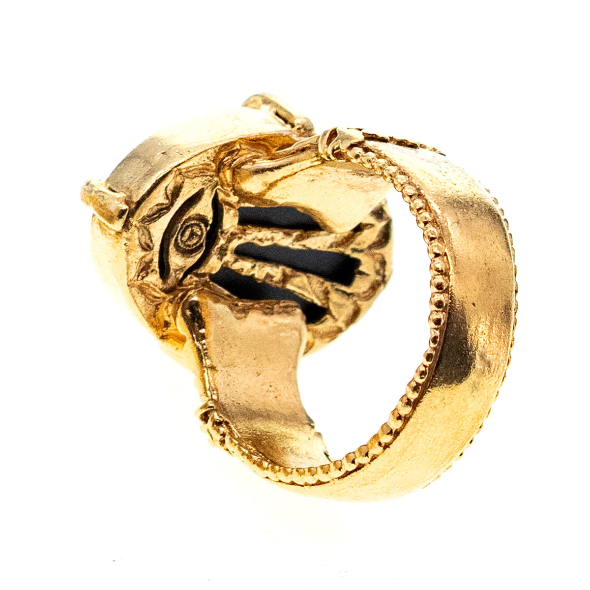 Cosmic Ring Blue – 18k Gold Plated – Gem Kingdom