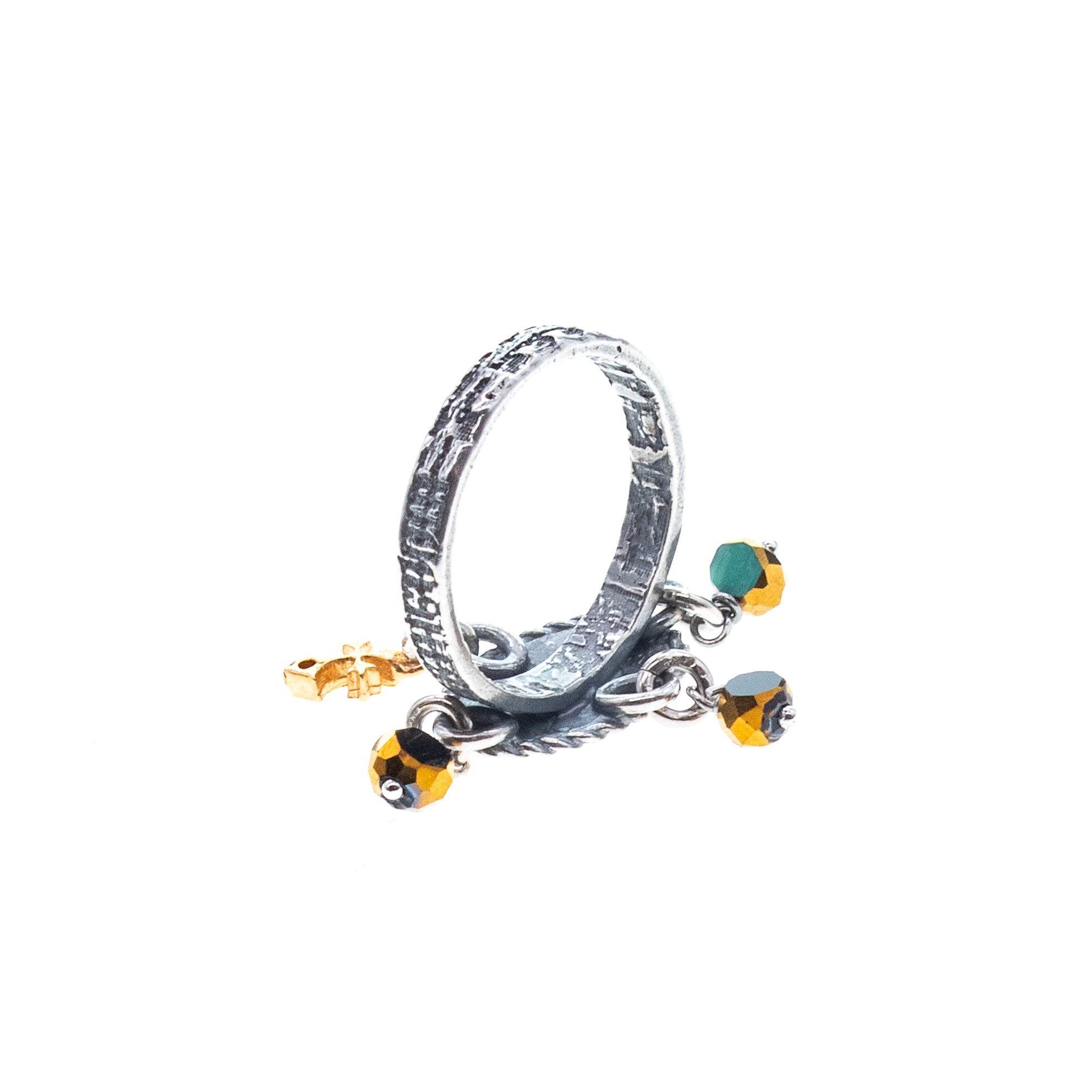 Celestial Charm Ring – Sterling Silver – Gem Kingdom