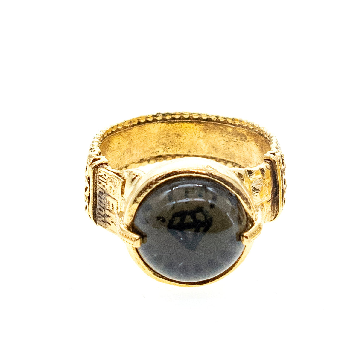 Diamond Ring Smoke – Gold Plated – Gem Kingdom