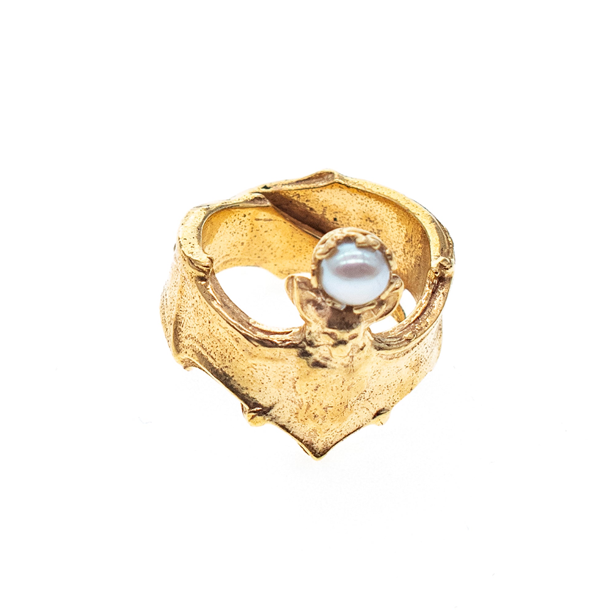 Vleermuis Ring Verguld