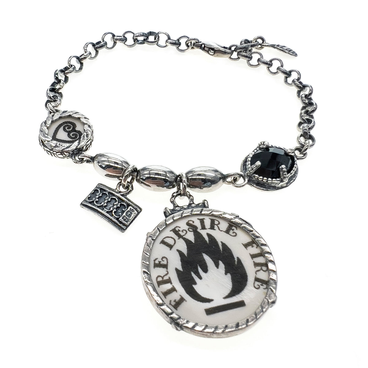 Fire Bedelarmband – Sterling Zilver – Gem Kingdom