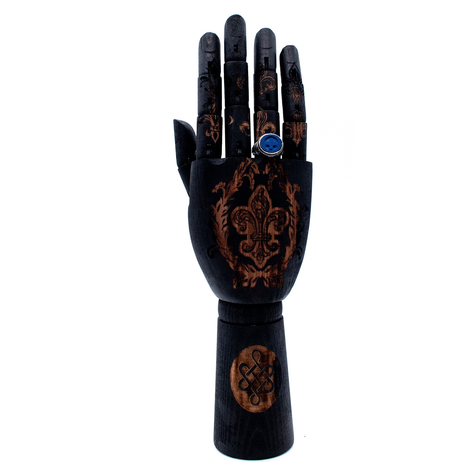 Wooden Display Hand Fleur-De-Lis – Gem Kingdom
