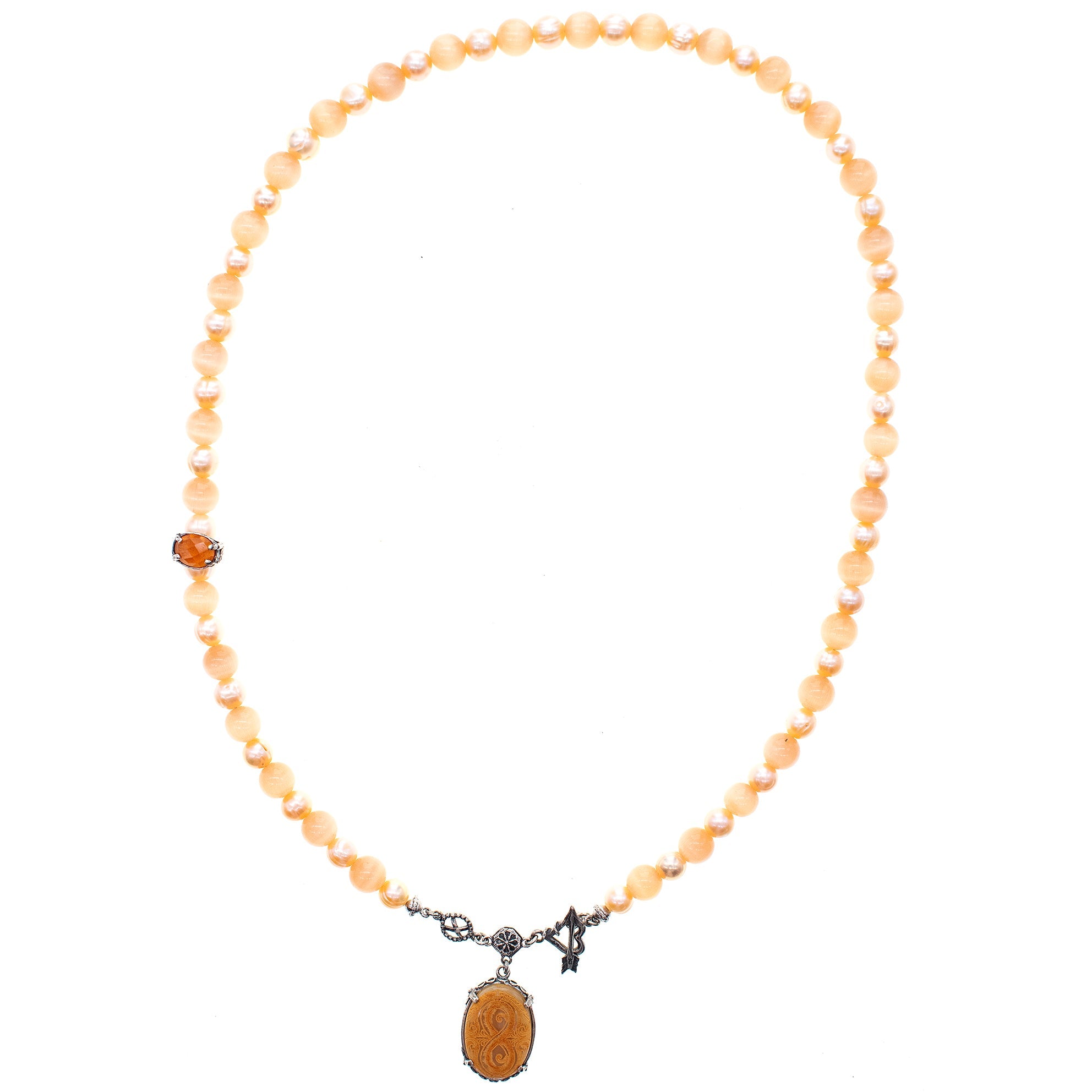 Golden Hour Necklace – Sterling Silver – Gem Kingdom