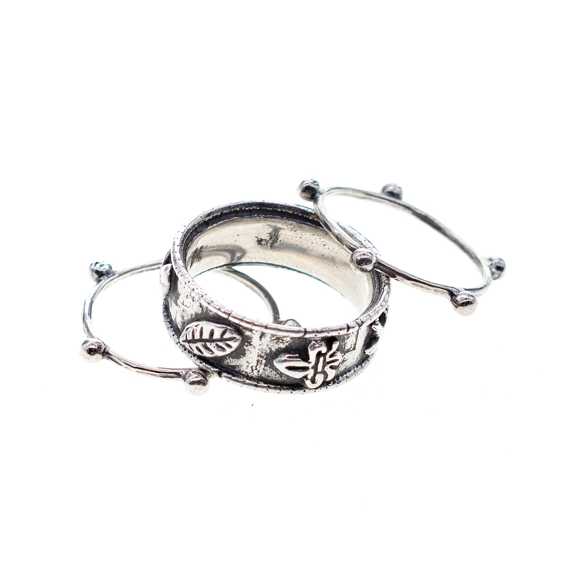 Devotion Stacking Ring Set – Sterling Silver – Gem Kingdom