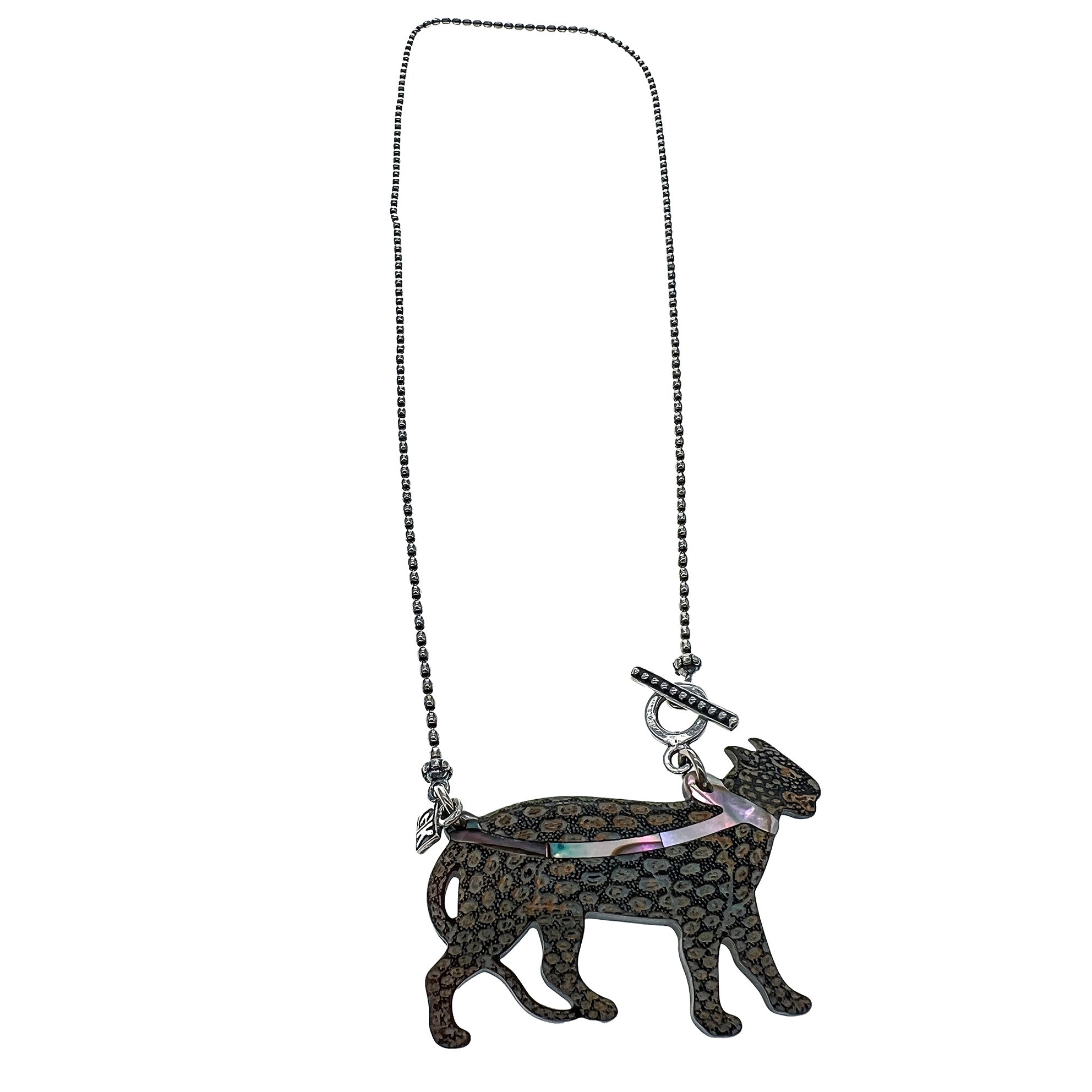 Leopard Necklace – Sterling Silver – Gem Kingdom
