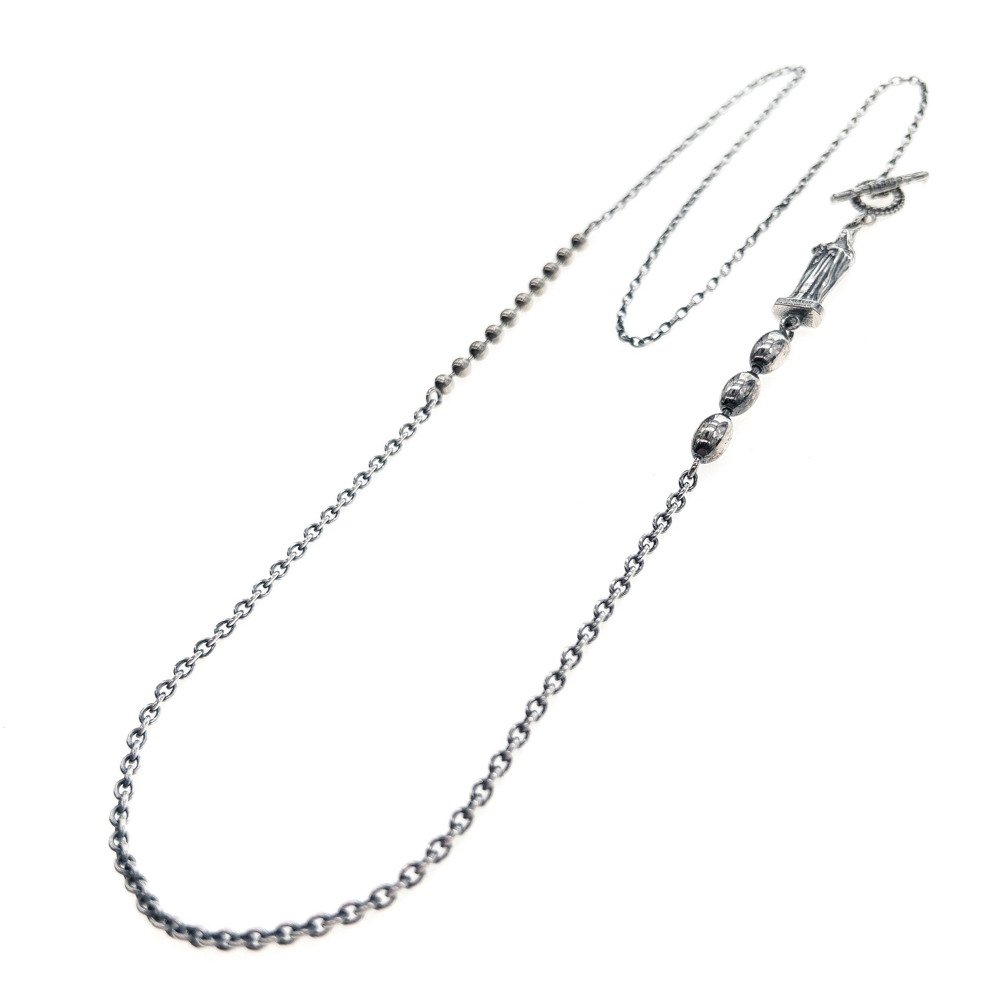 Madonna Sterling Silver Chain Necklace – Sterling Silver – Gem Kingdom