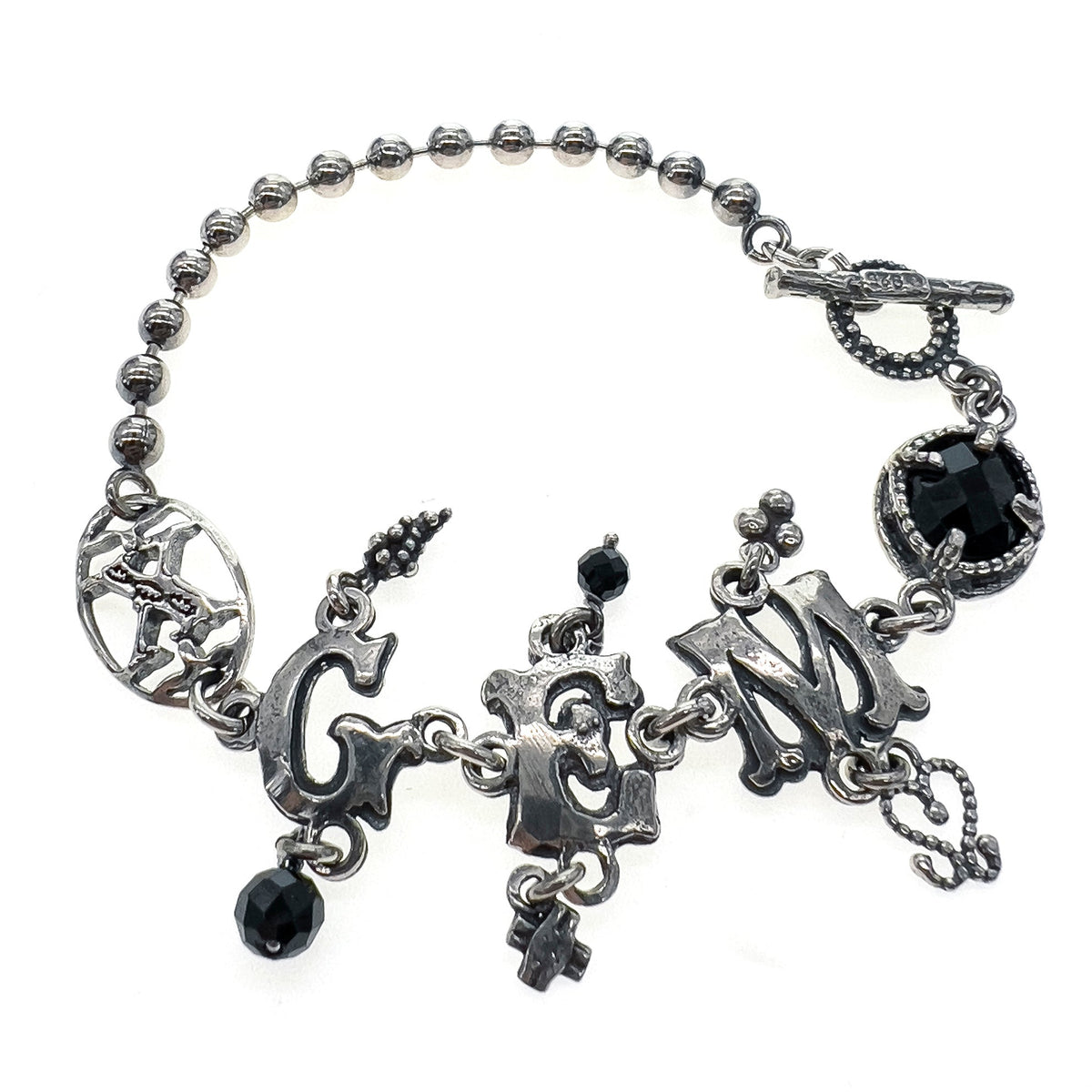 GEM Letter Armband – Sterling Zilver – Gem Kingdom