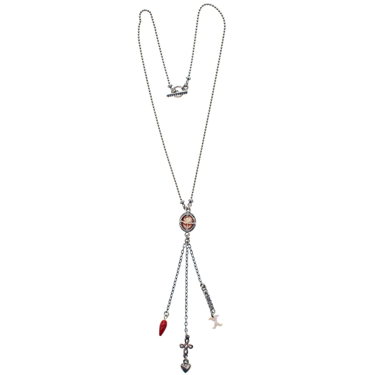 Camee Bedelketting – Sterling Zilver – Gem Kingdom