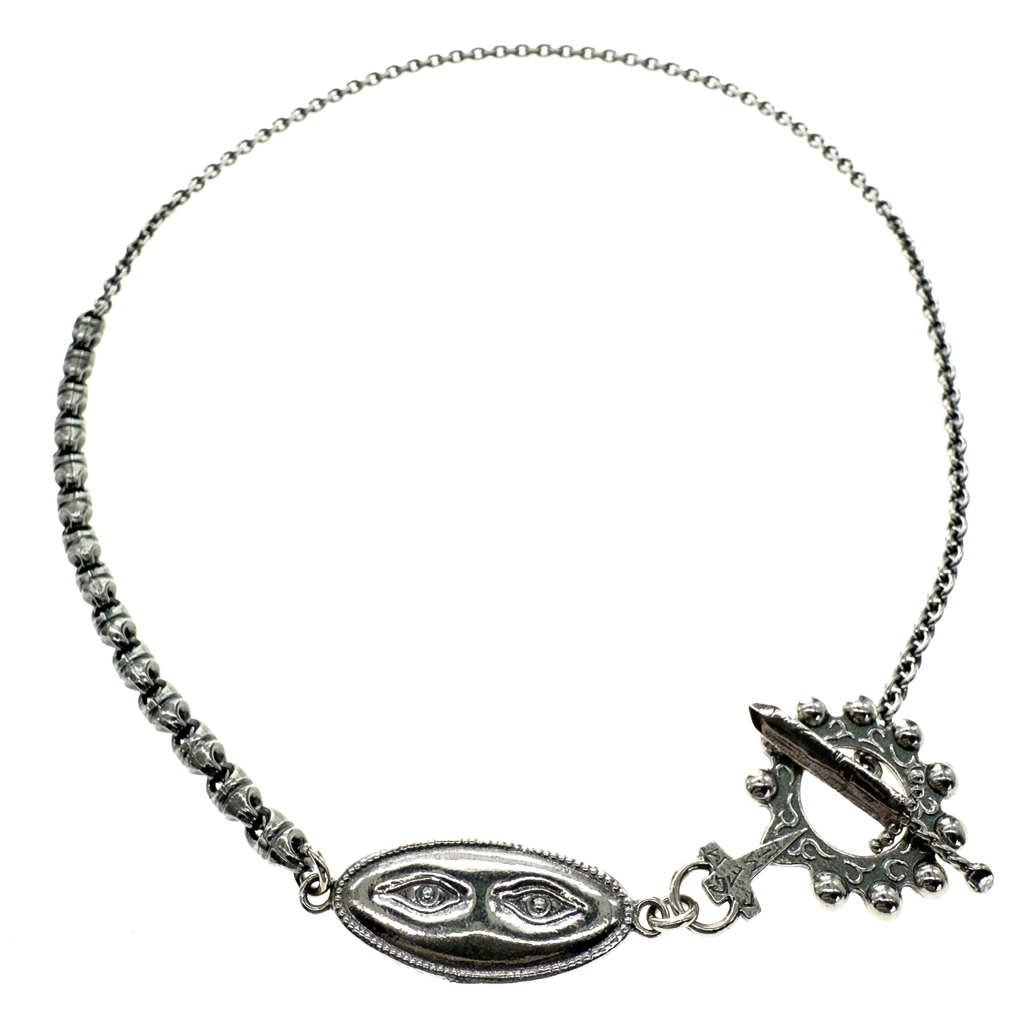 Silver necklaces