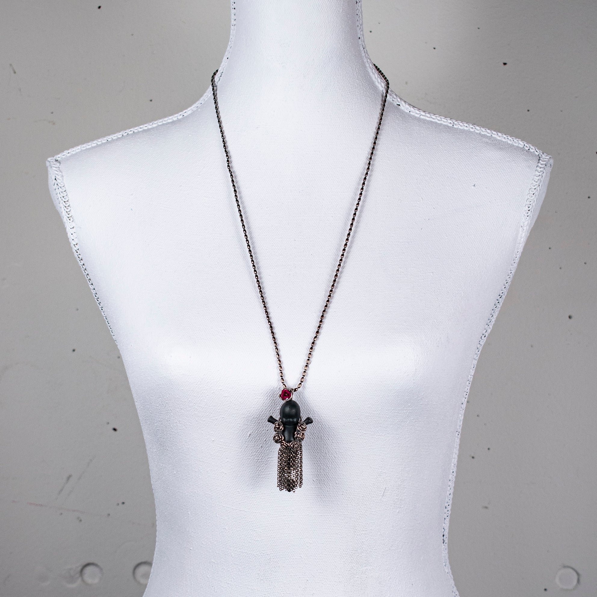 "Aloha Baby" Ketting Zwart En Zilver