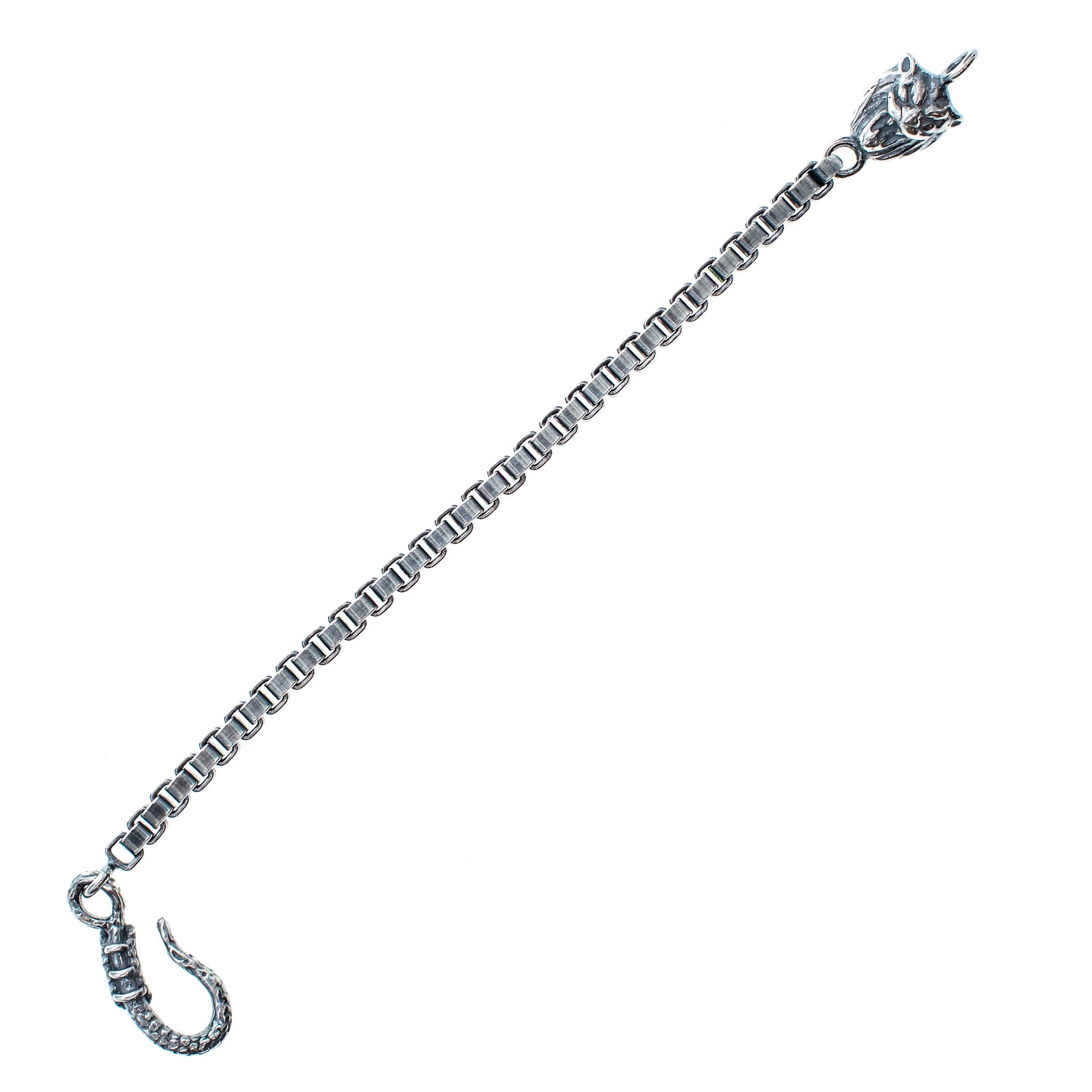 Zilveren Herenarmband Leeuw