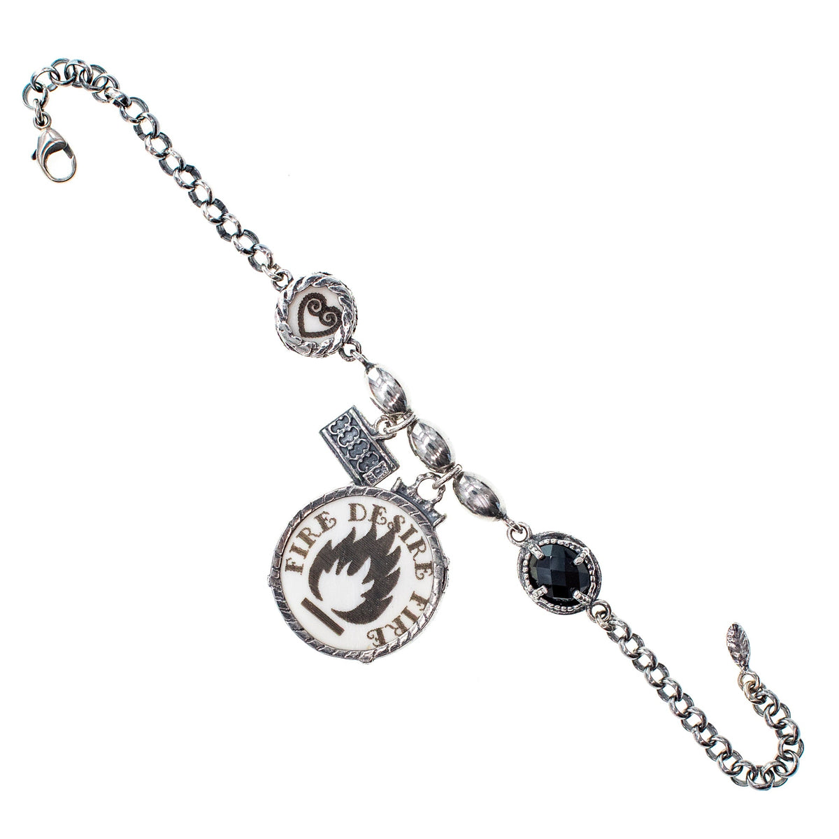 Fire Bedelarmband – Sterling Zilver – Gem Kingdom