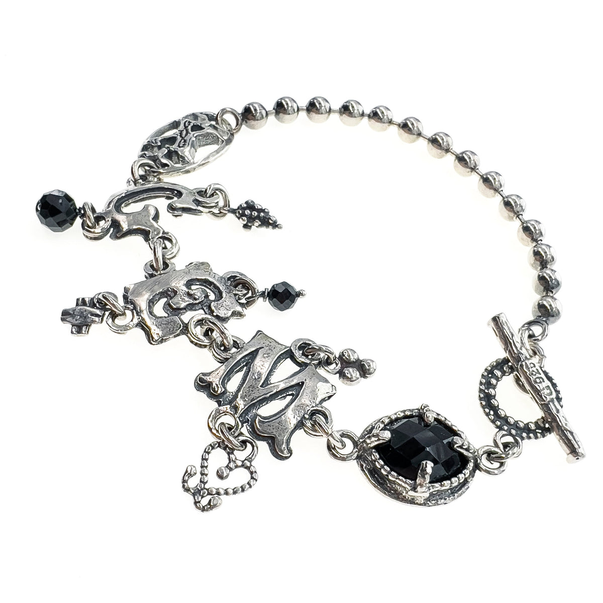 GEM Letter Armband – Sterling Zilver – Gem Kingdom