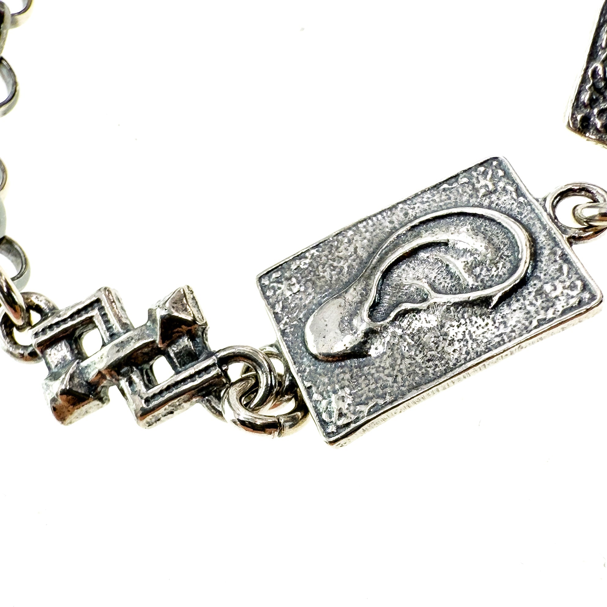 Green Drop Ex Voto Charm Bracelet – Sterling Silver – Gem Kingdom