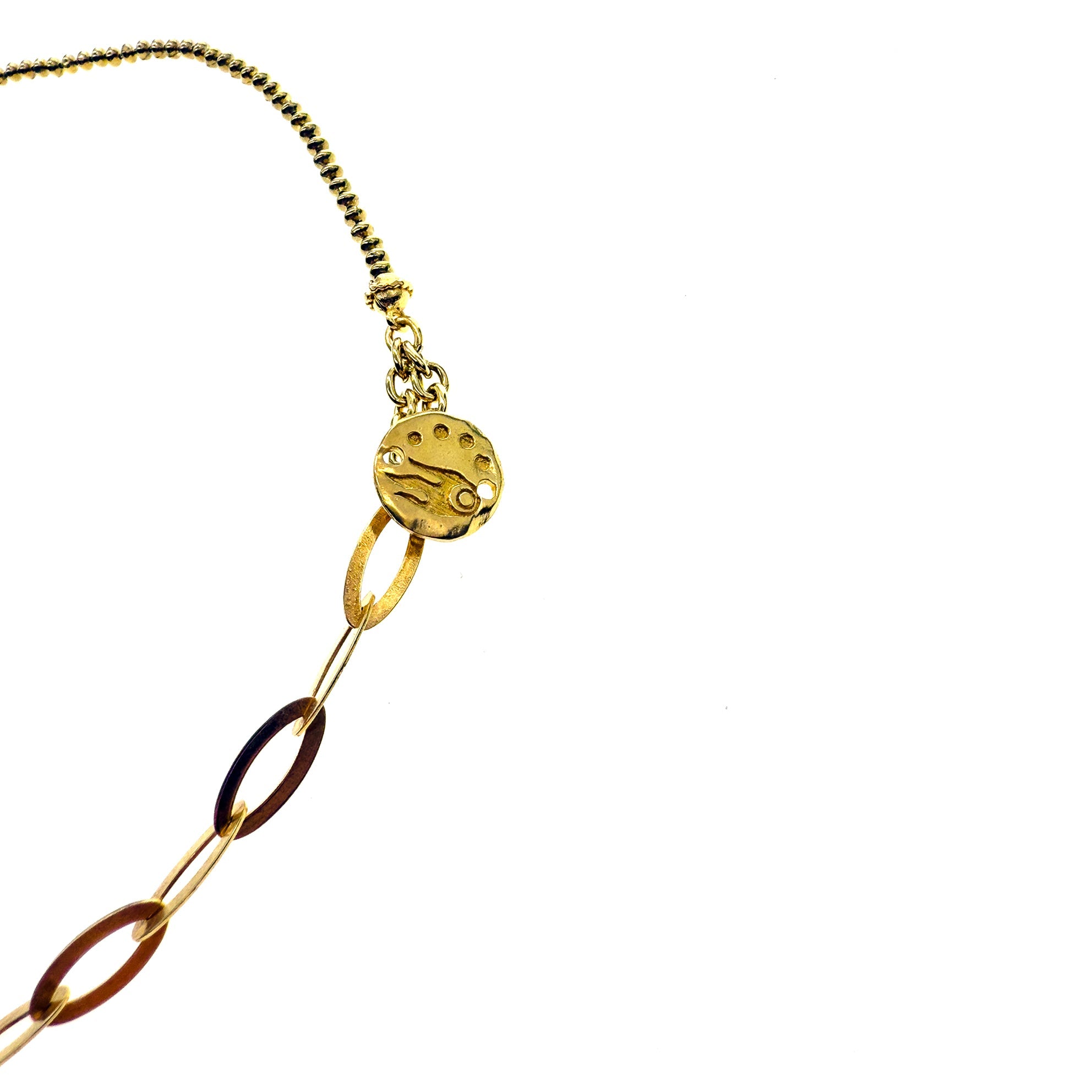 Arrow & Comet Multi-Chain Necklace – Gold Plated – Gem Kingdom