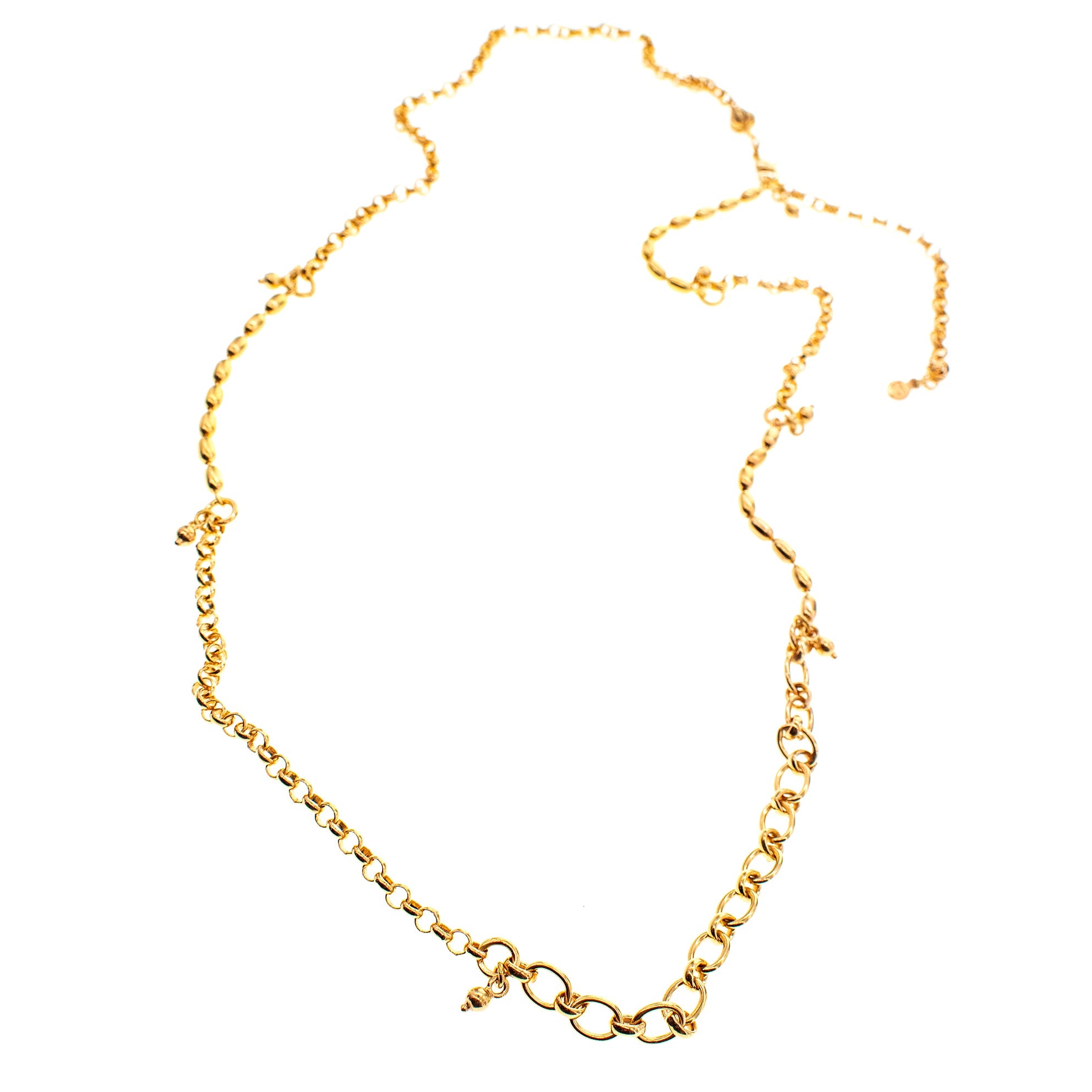 Versatile Multi-Link Chain – Gold Plated – Gem Kingdom